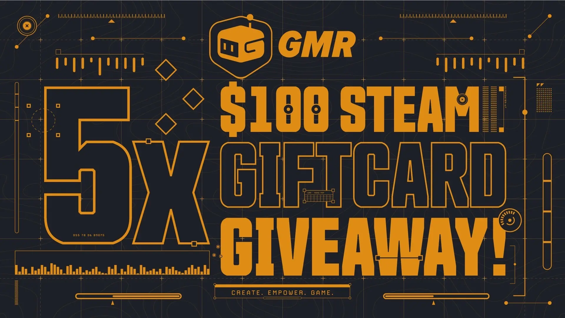 5x $100 Steam Gift Card Giveaway