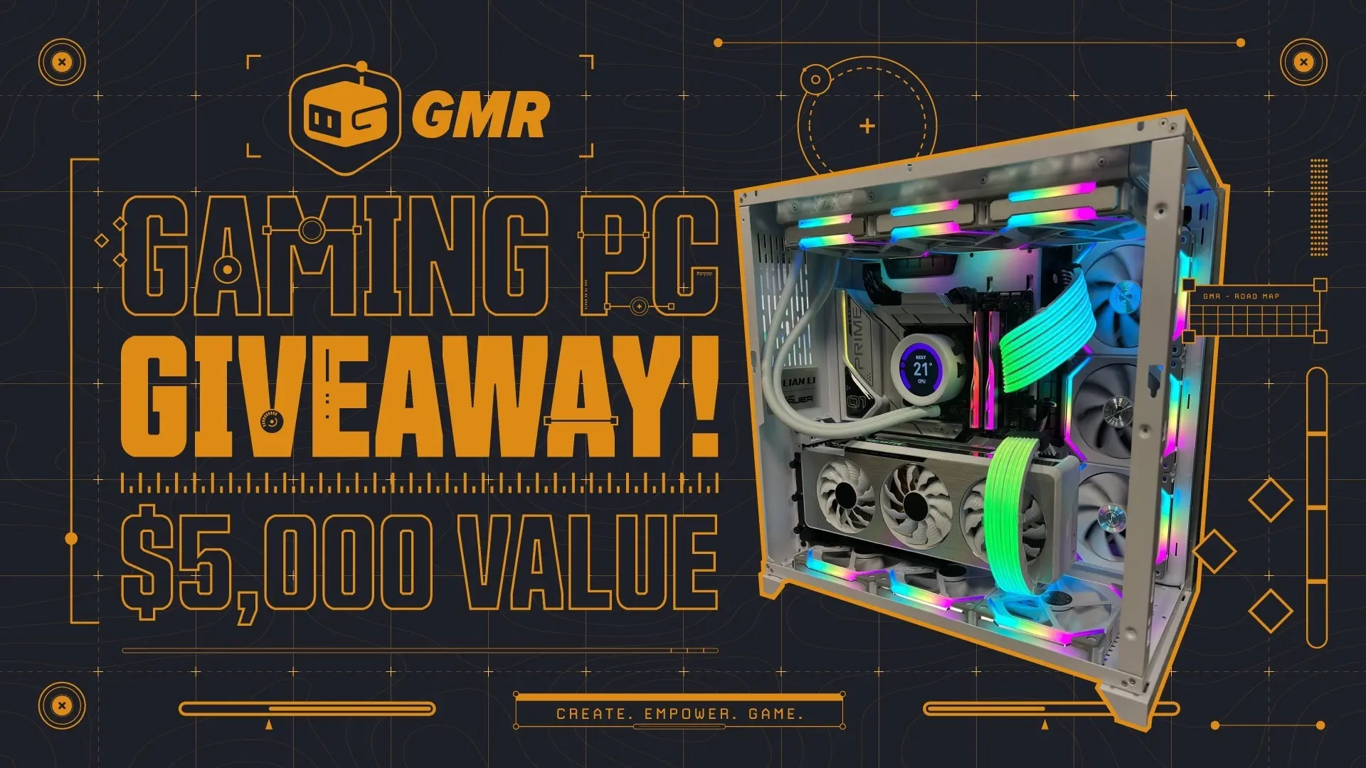 Custom GMR PC Giveaway & Partnership