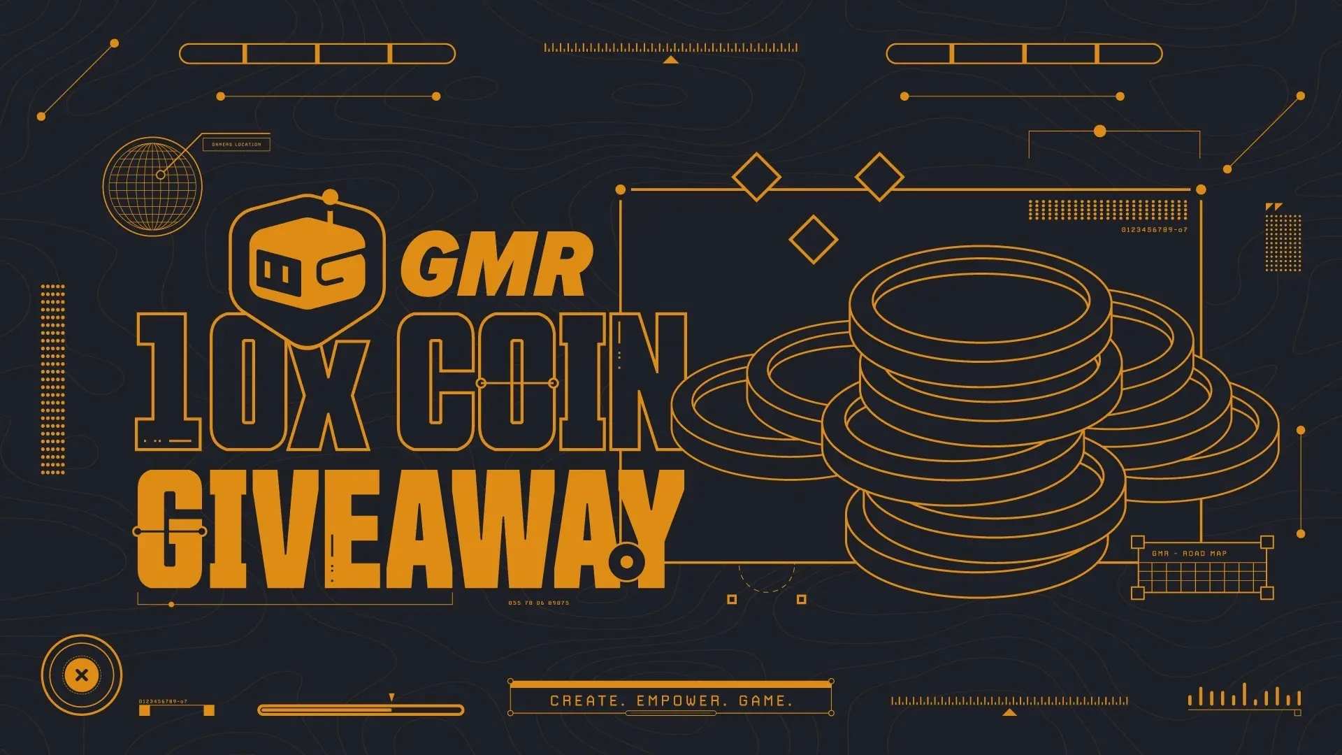10 $GMR Coin Giveaway