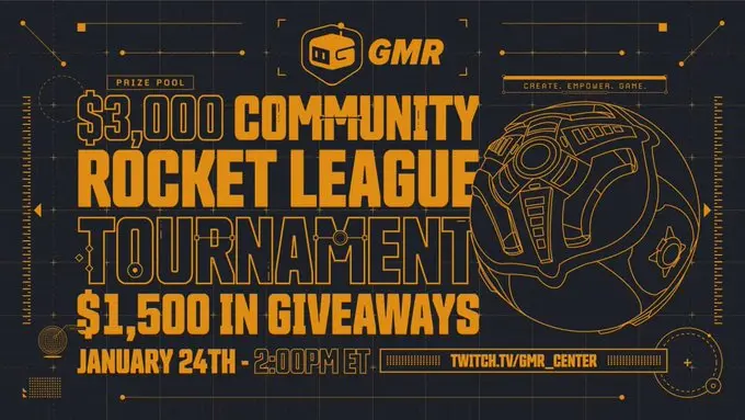 $3,000 GMR Community Rocket League tournament Announcement  