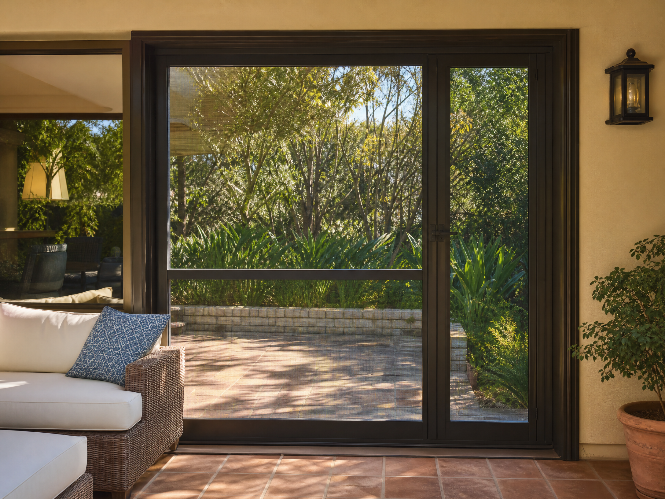 Screen Door Installation. example
