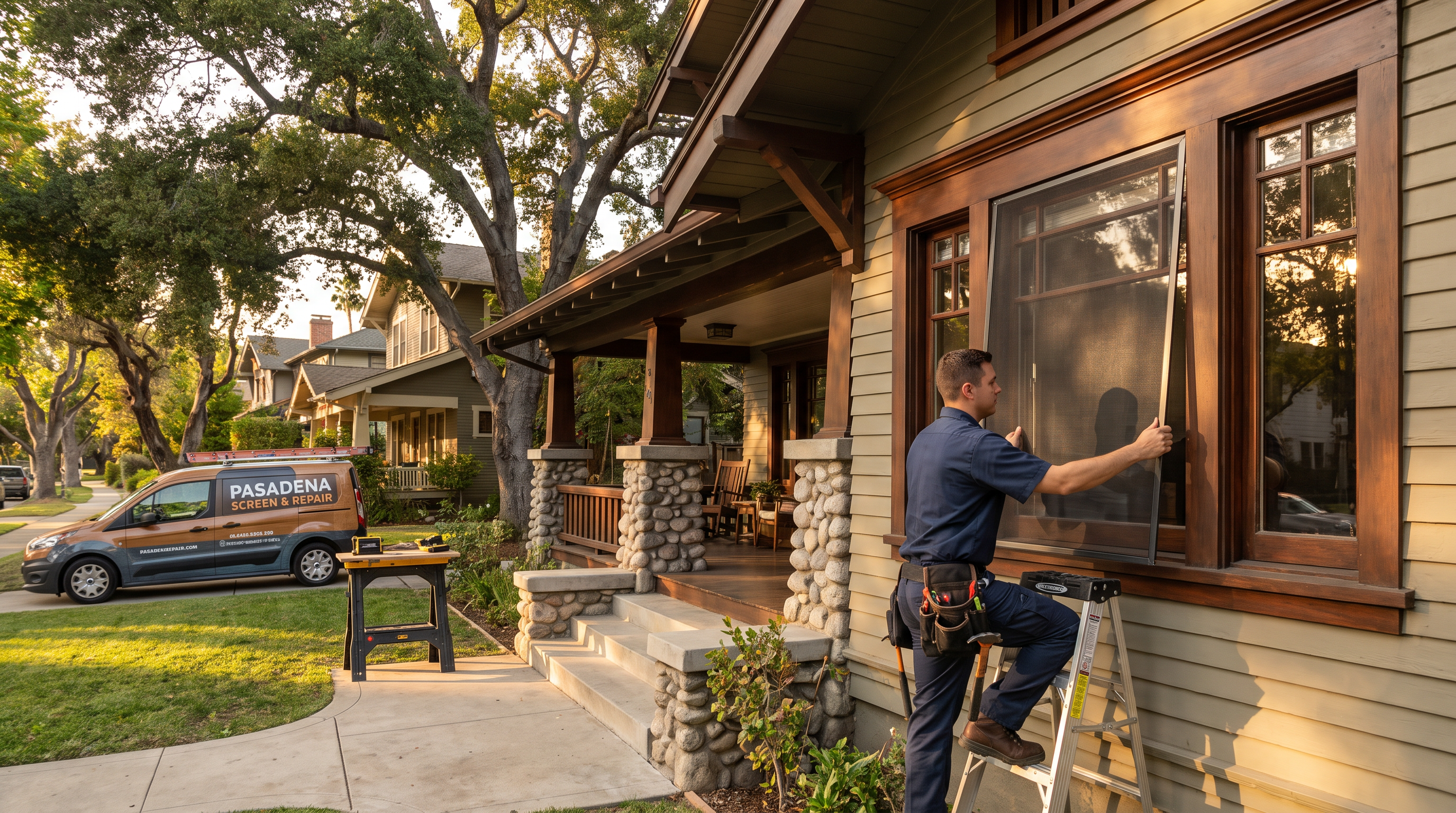 Professional window screen replacement service in Pasadena, CA