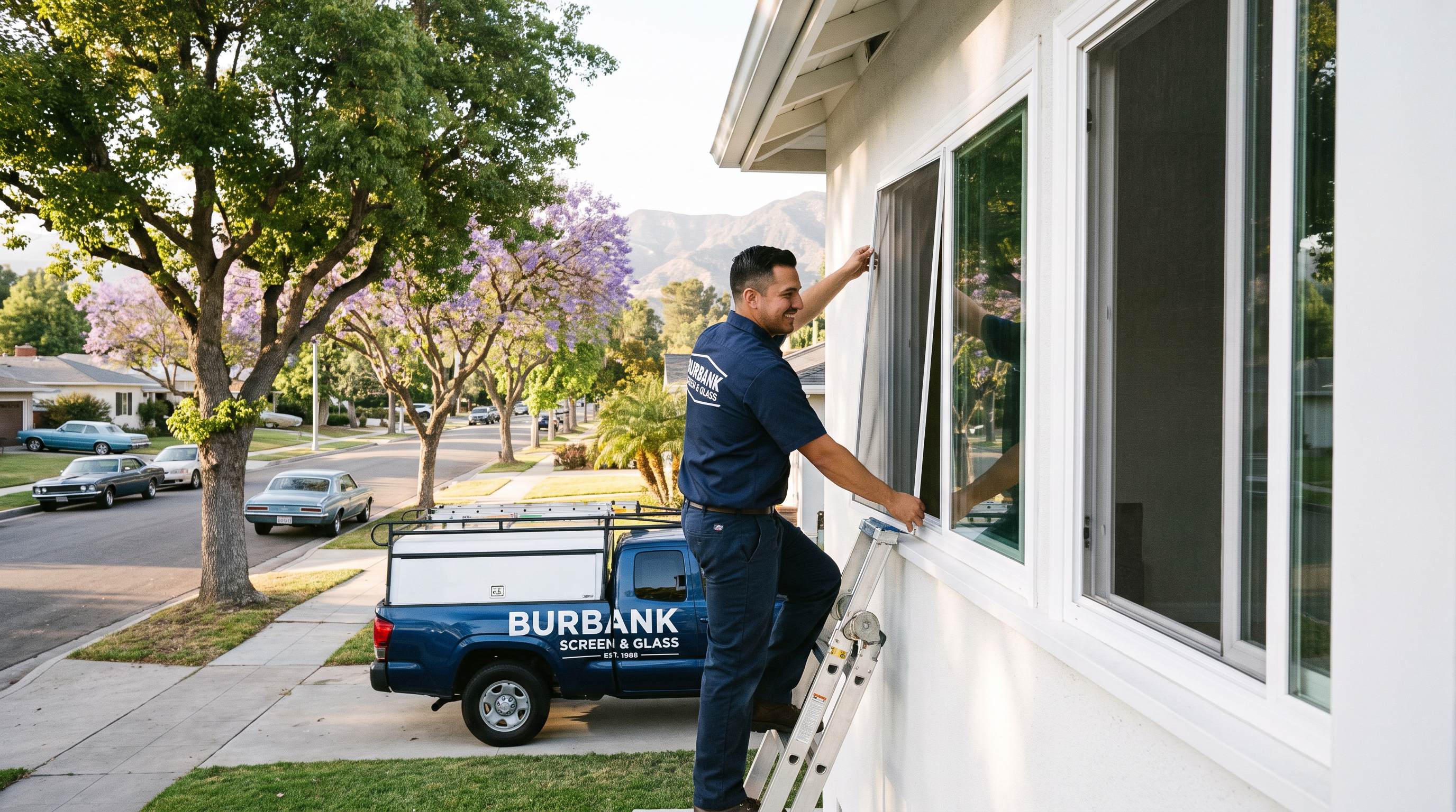 Professional window screen replacement service in Burbank, CA