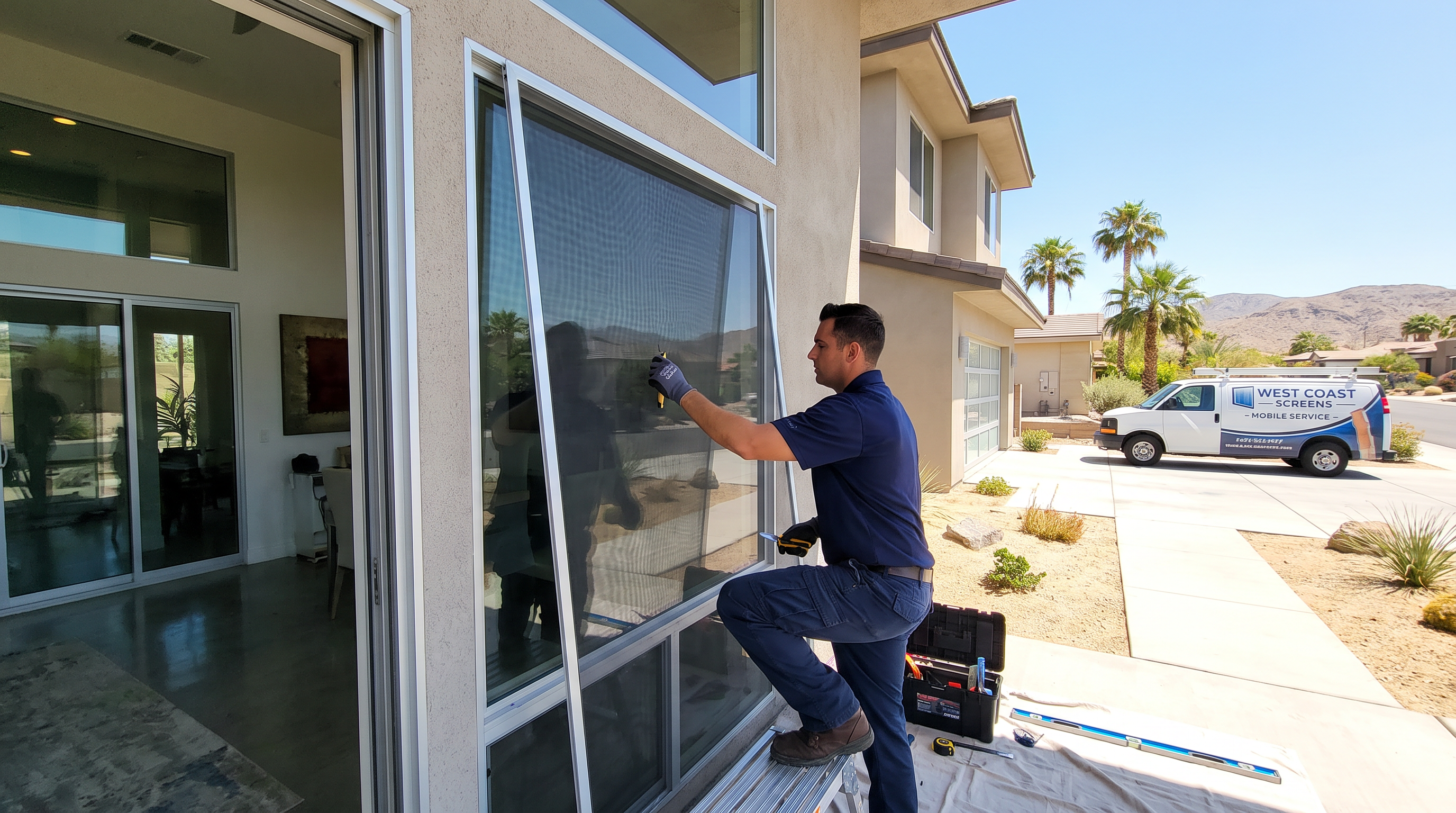 Professional window screen installation service in Los Angeles