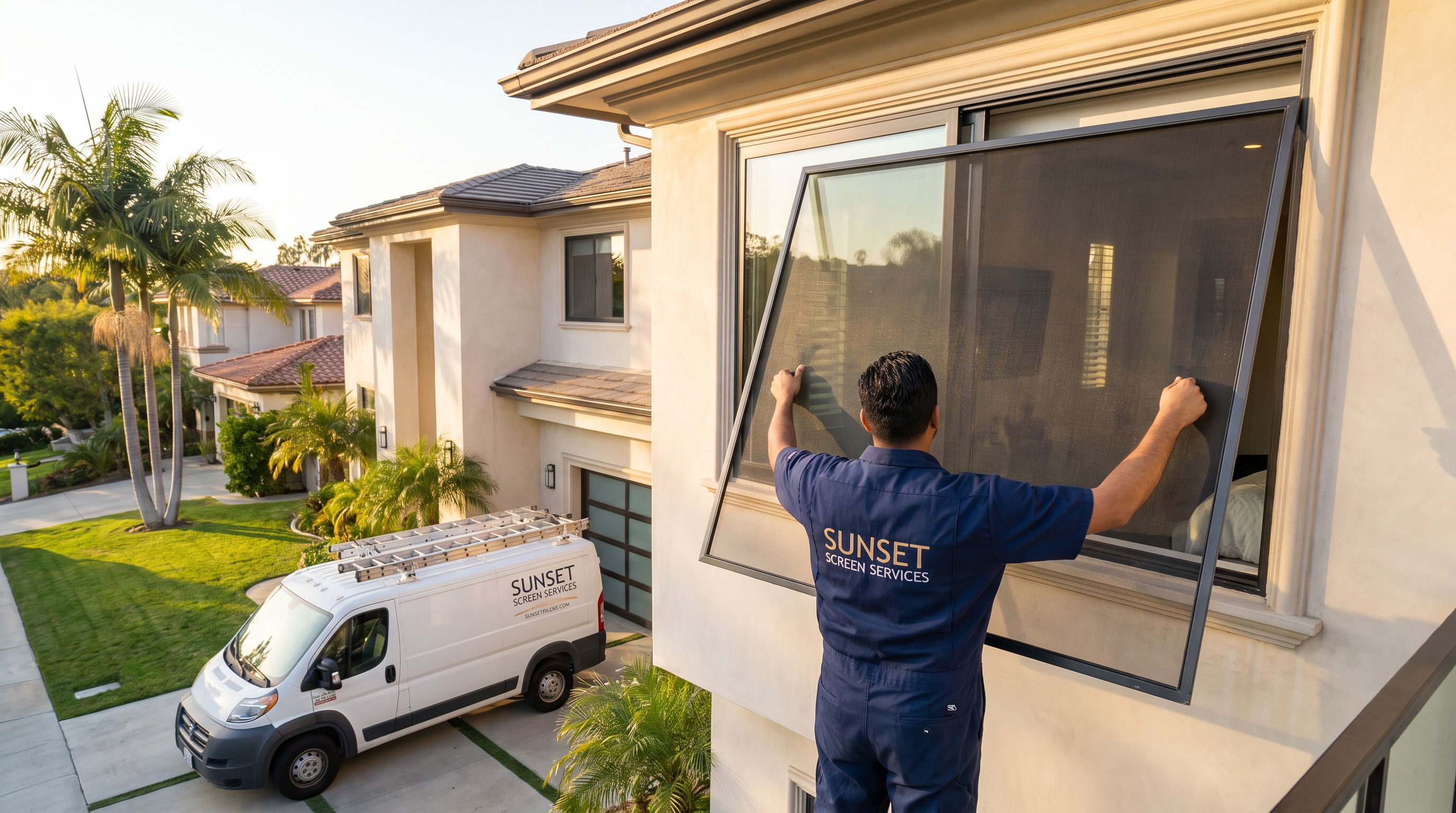 Professional window screen replacement service in Los Angeles
