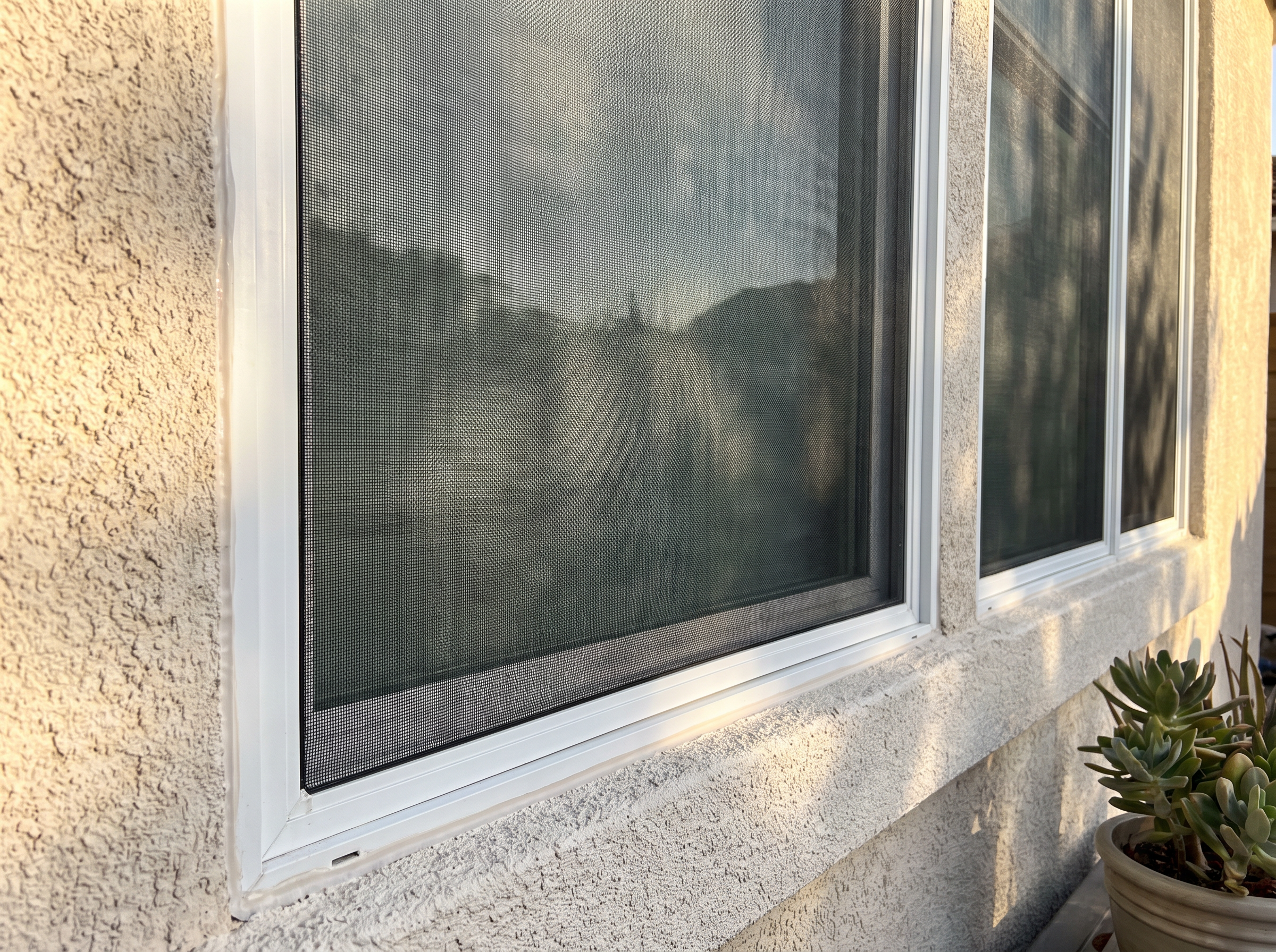 Solar Screen Installation. example