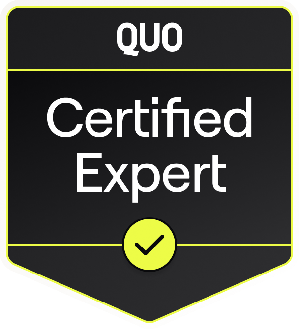 Quo Certified Expert badge