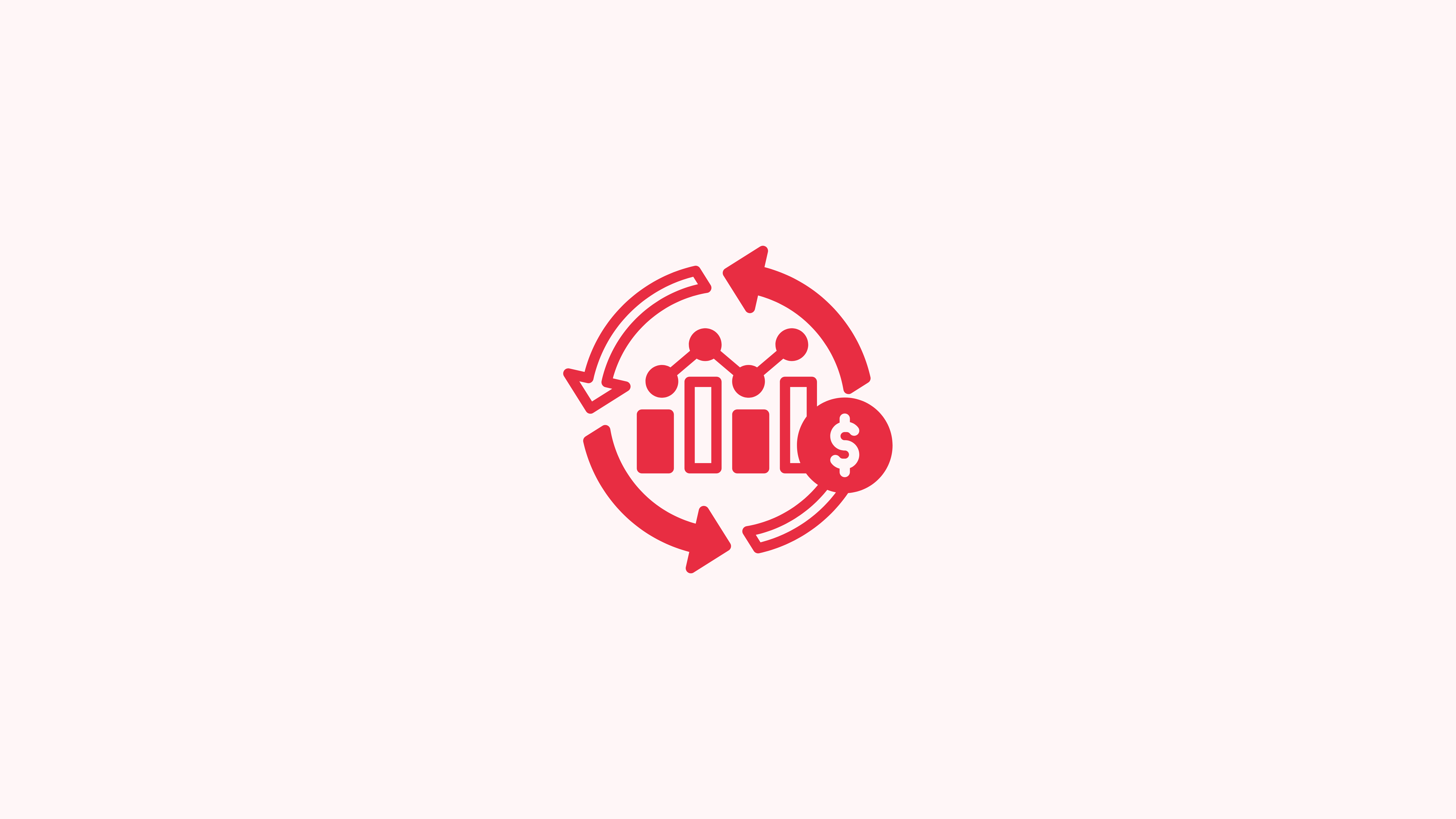 Icon showing automated sales process 