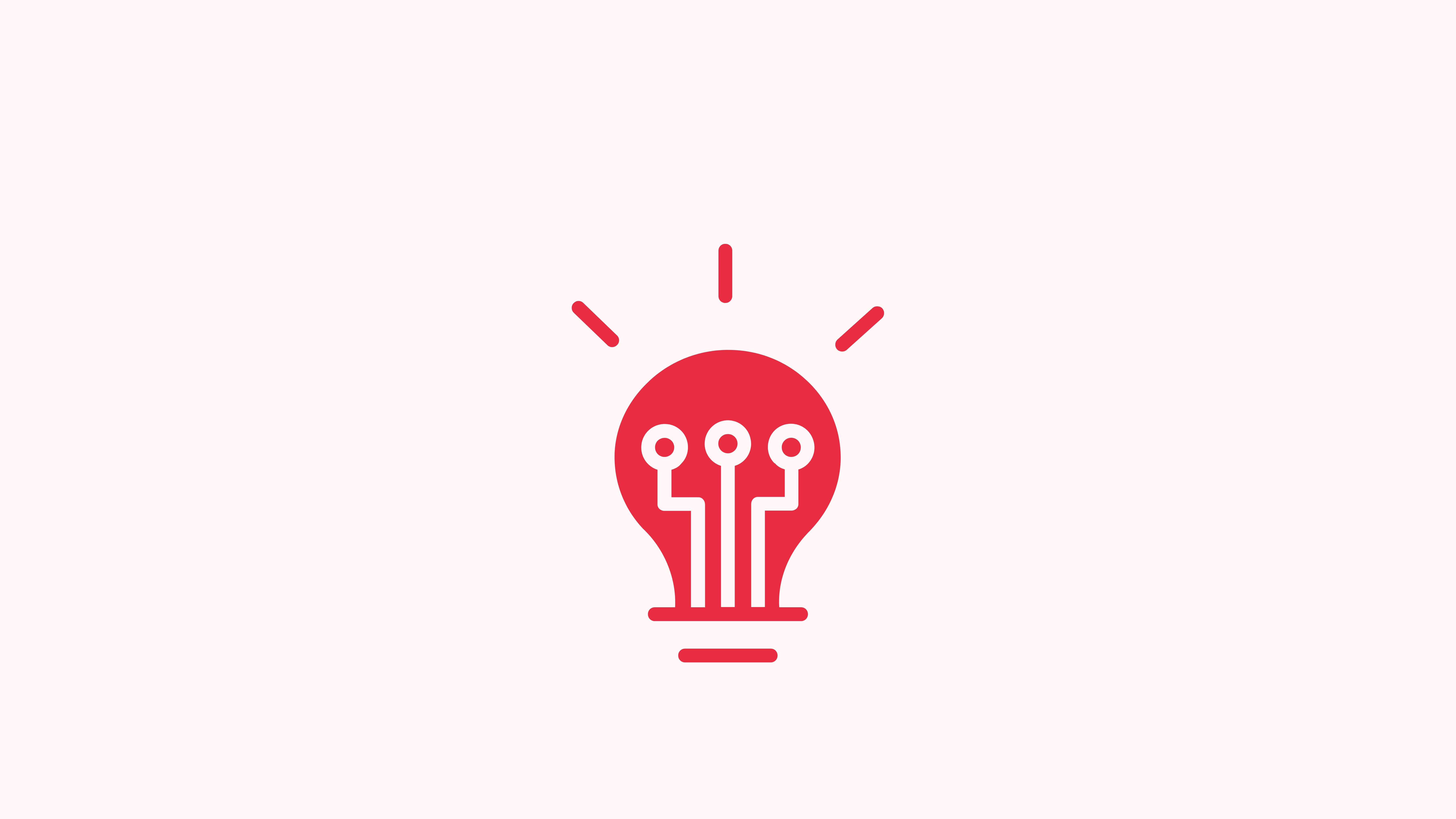 Idea lightbulb with AI icon inside
