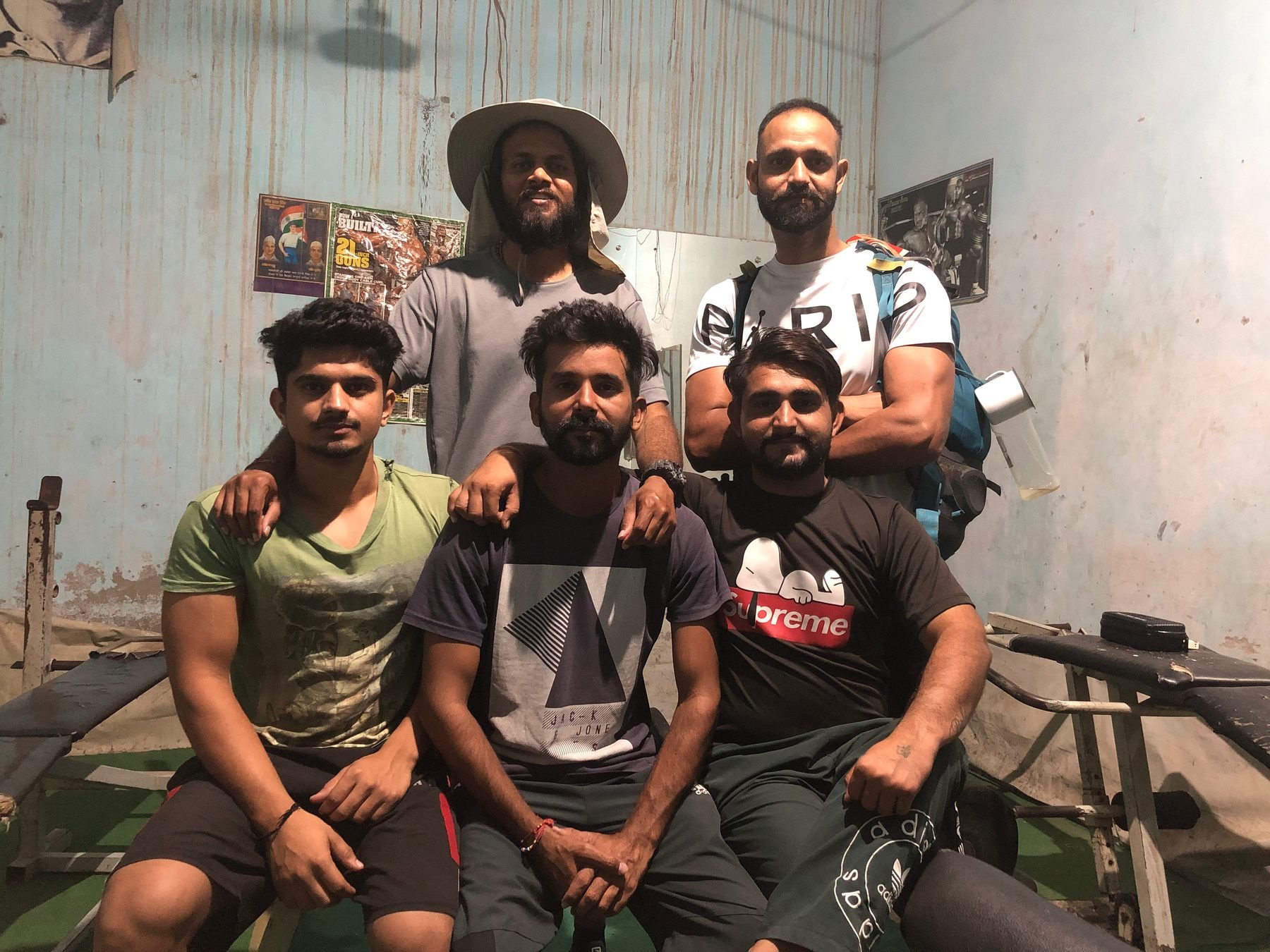 A moment of hospitality along Omkar's route