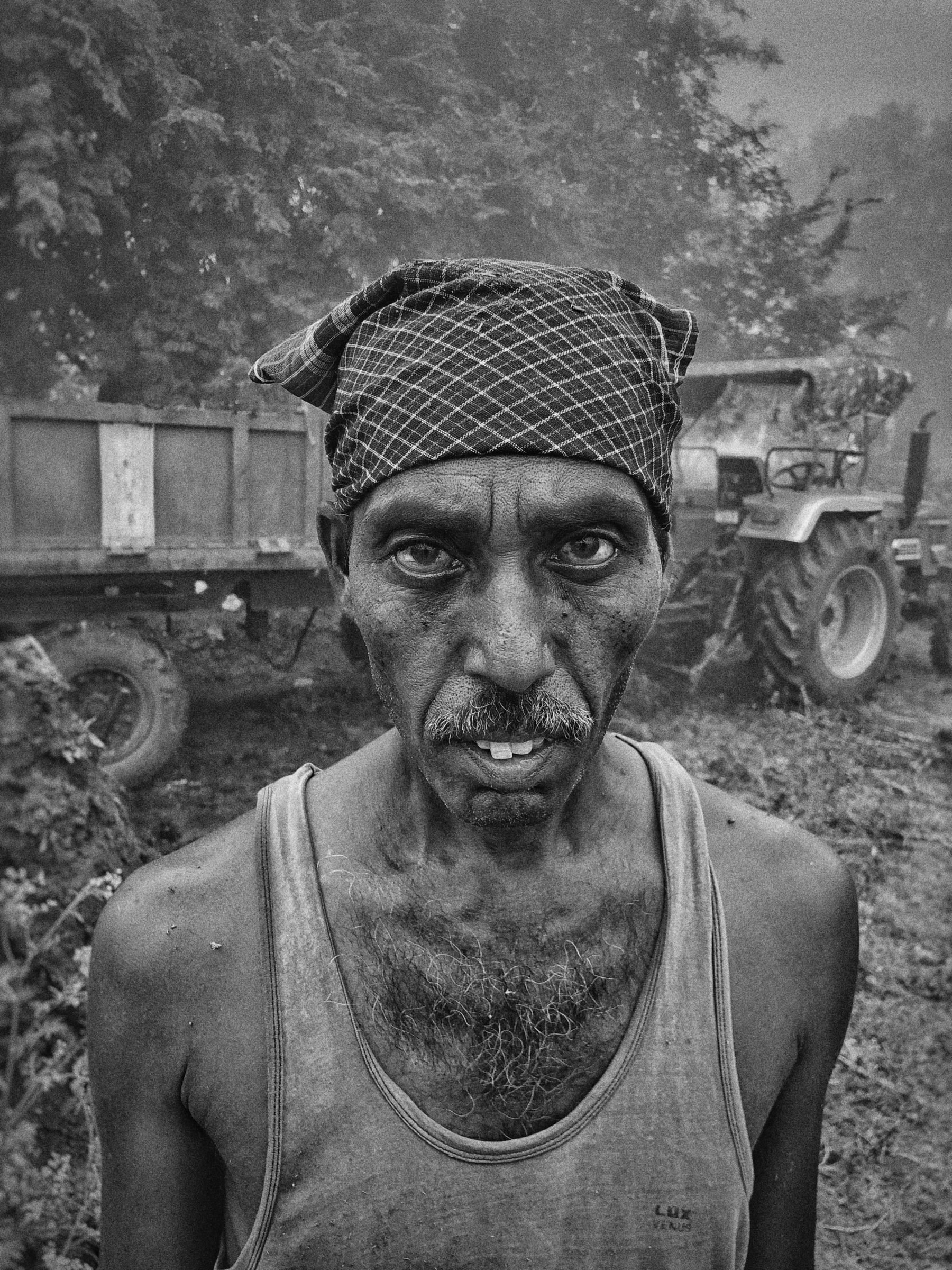 Rural India along Omkar's walking route