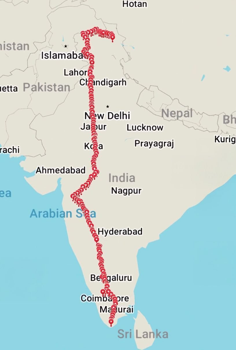 Omkar Karpe on the road