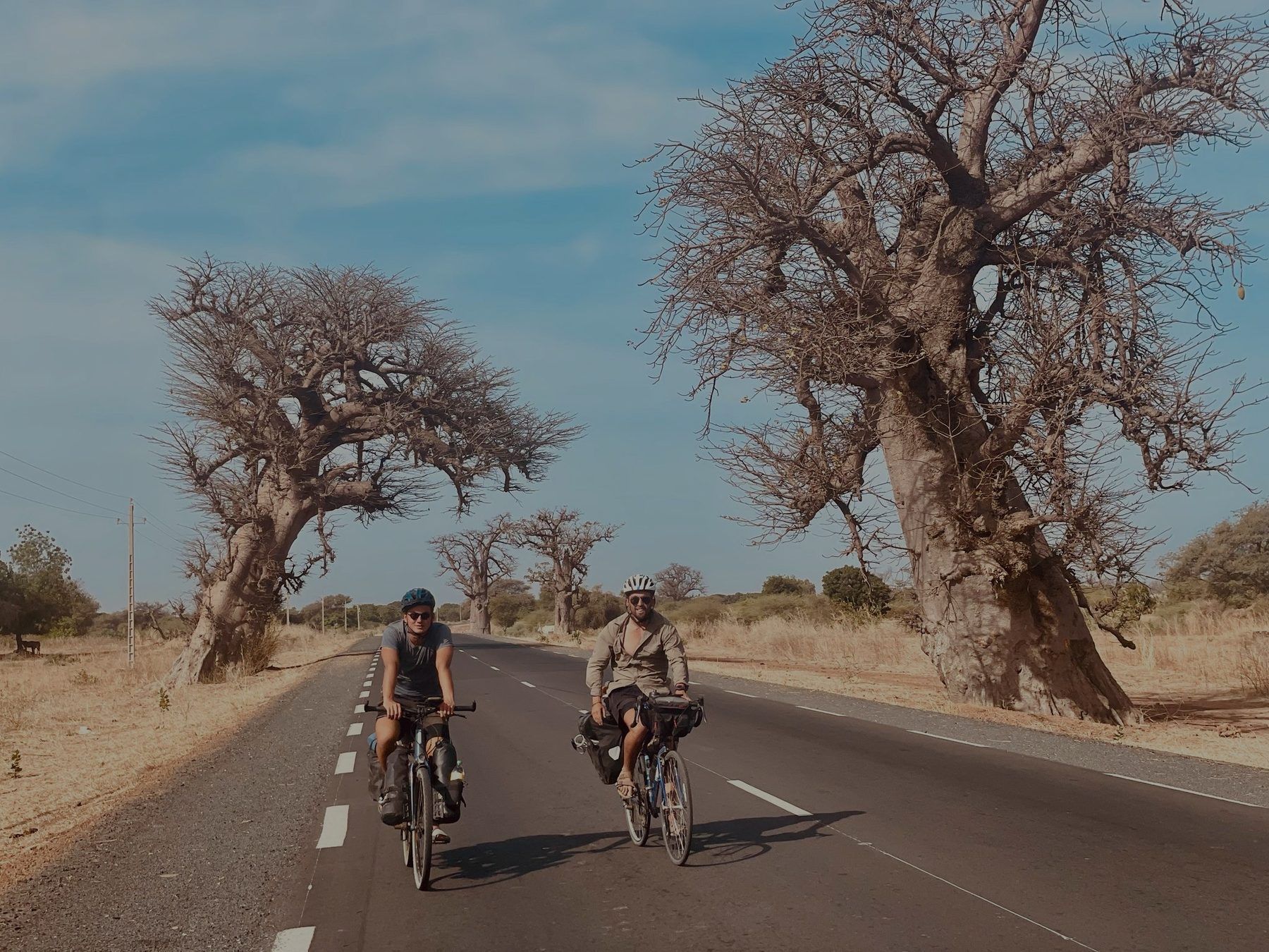 Daragh Cronin cycling through Africa
