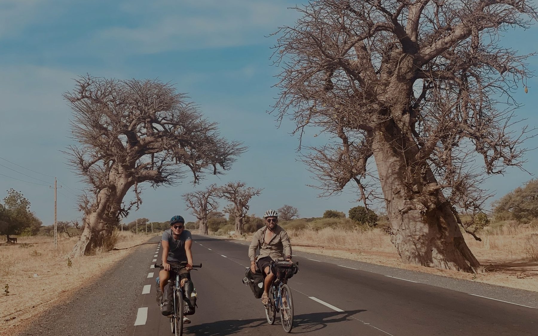 Daragh Cronin cycling through Africa