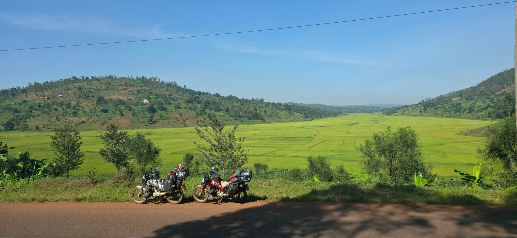 On the road in Burundi