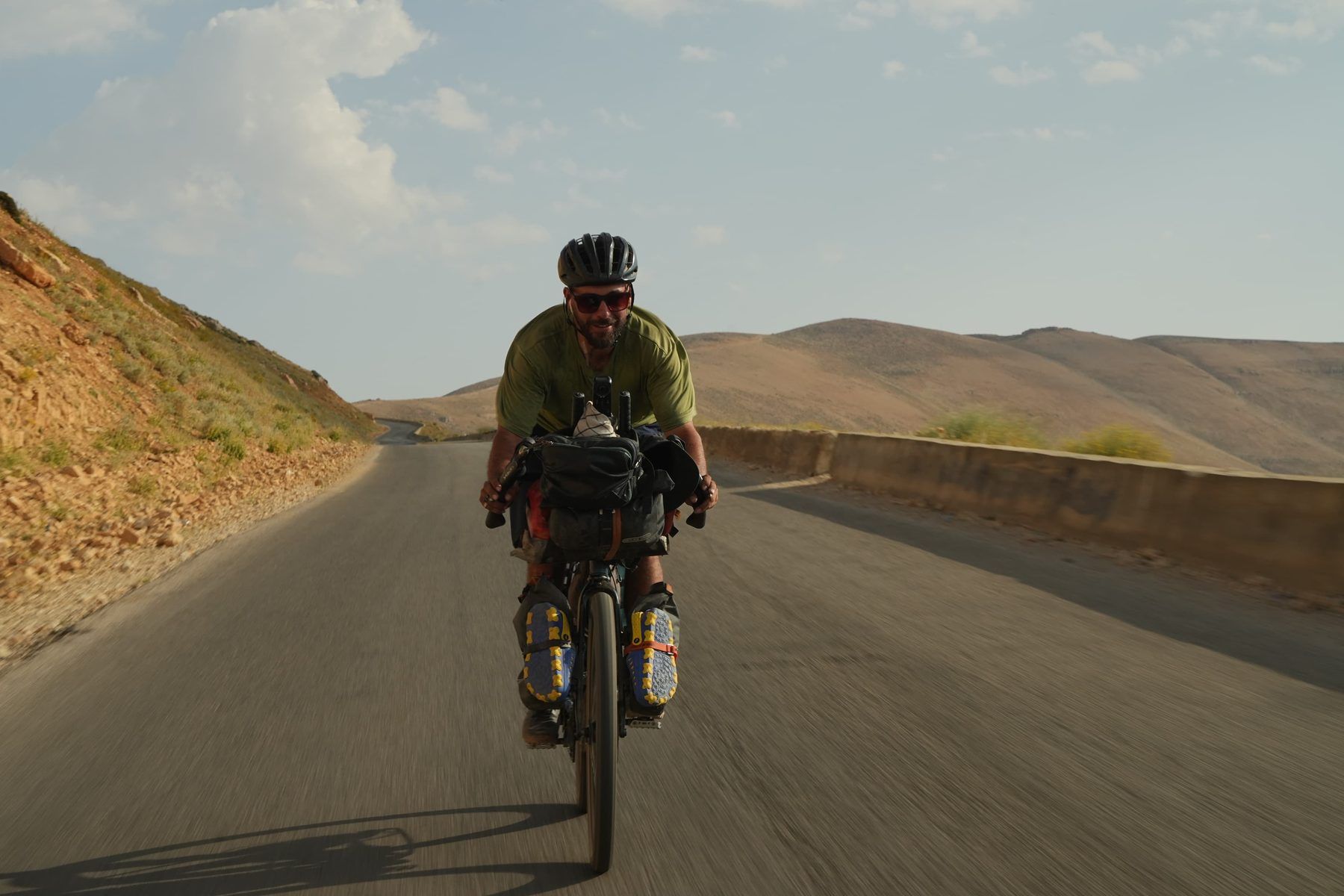 Samer Abouhamad on his bike