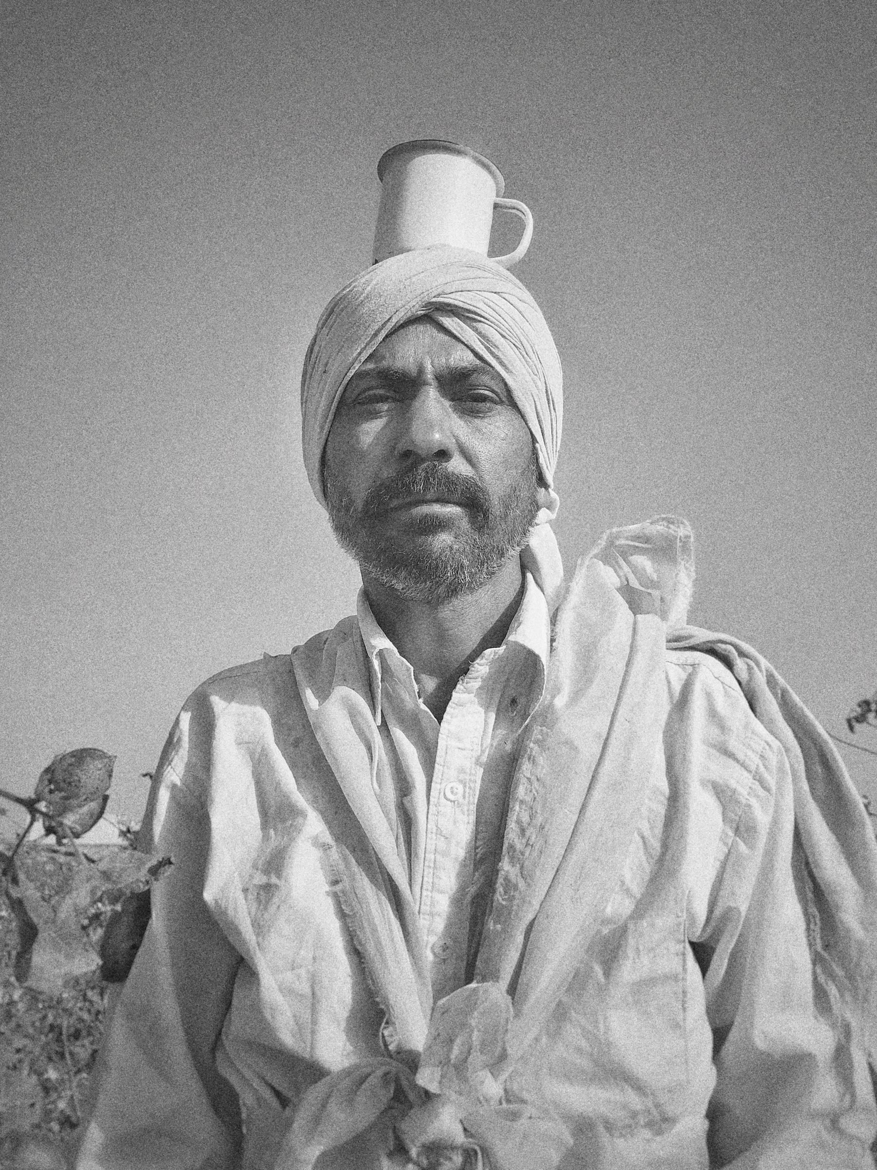 Rural India along Omkar's walking route