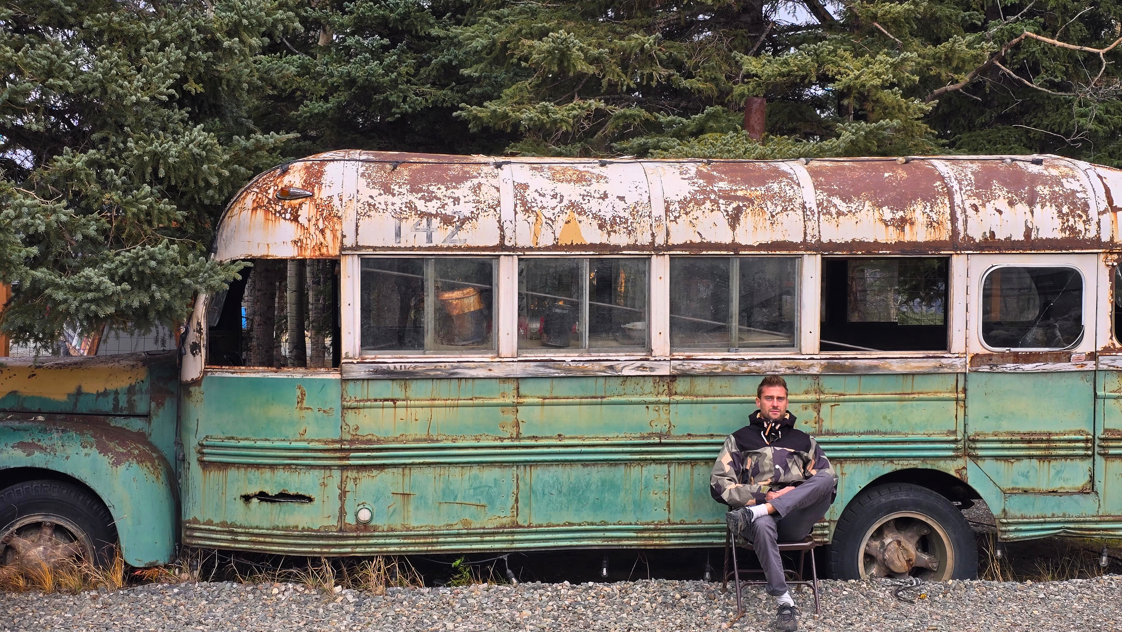 David Bossek in the Alaskan wilderness.