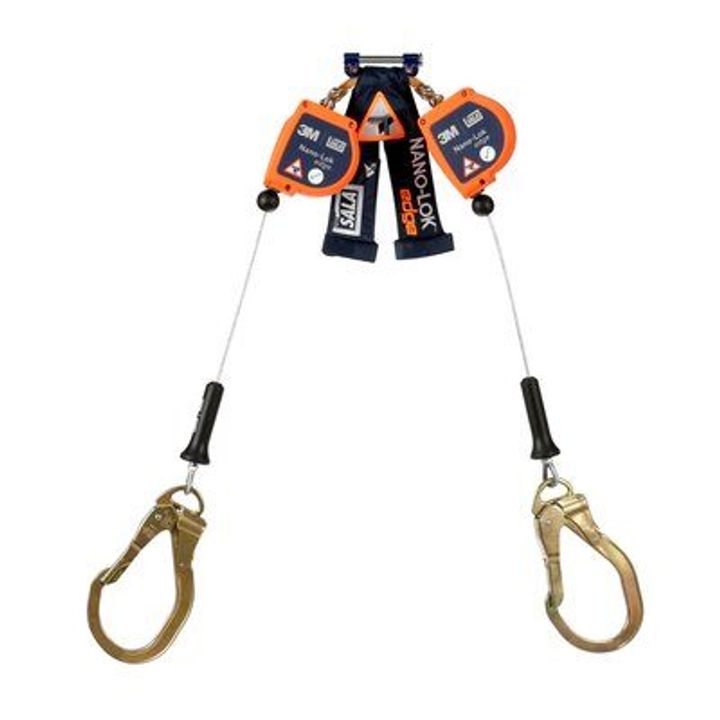 DBI-SALA® Nano-Lok™ 自動回縮救生索 3101227 鋁合金掛鉤 單腿連接器