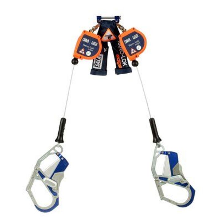 DBI-SALA® Nano-Lok™ 邊緣型快速連接雙鉤自動 回縮救生索 3500257