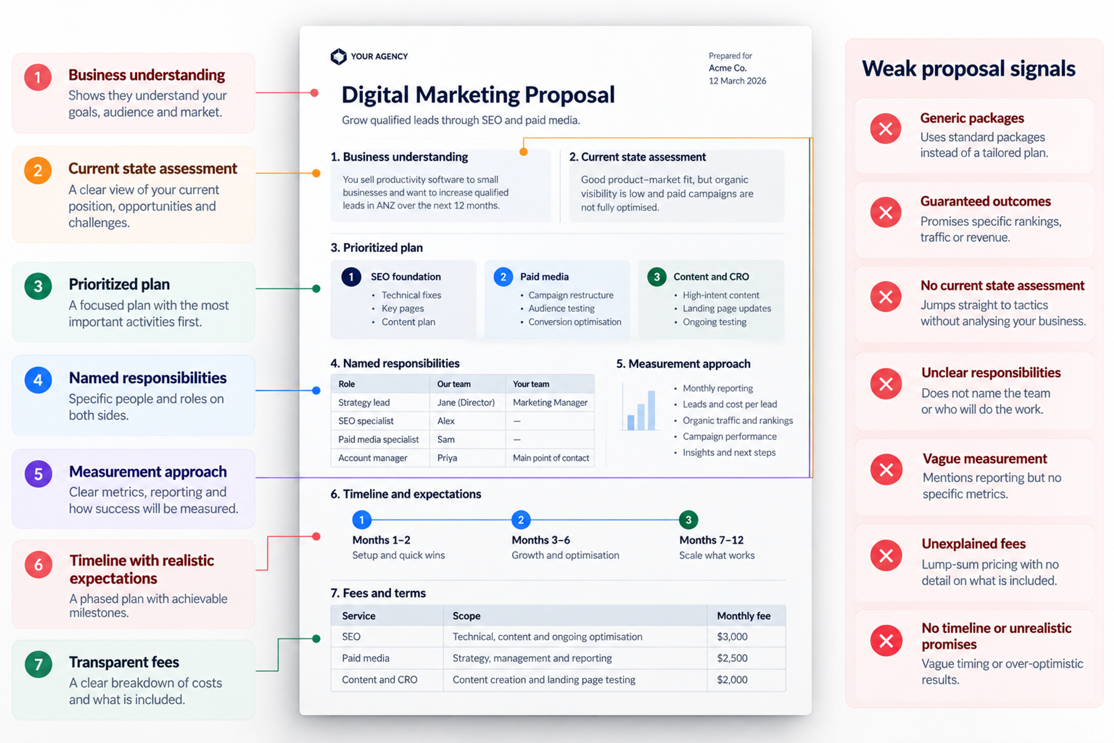 Digital marketing agency proposal anatomy