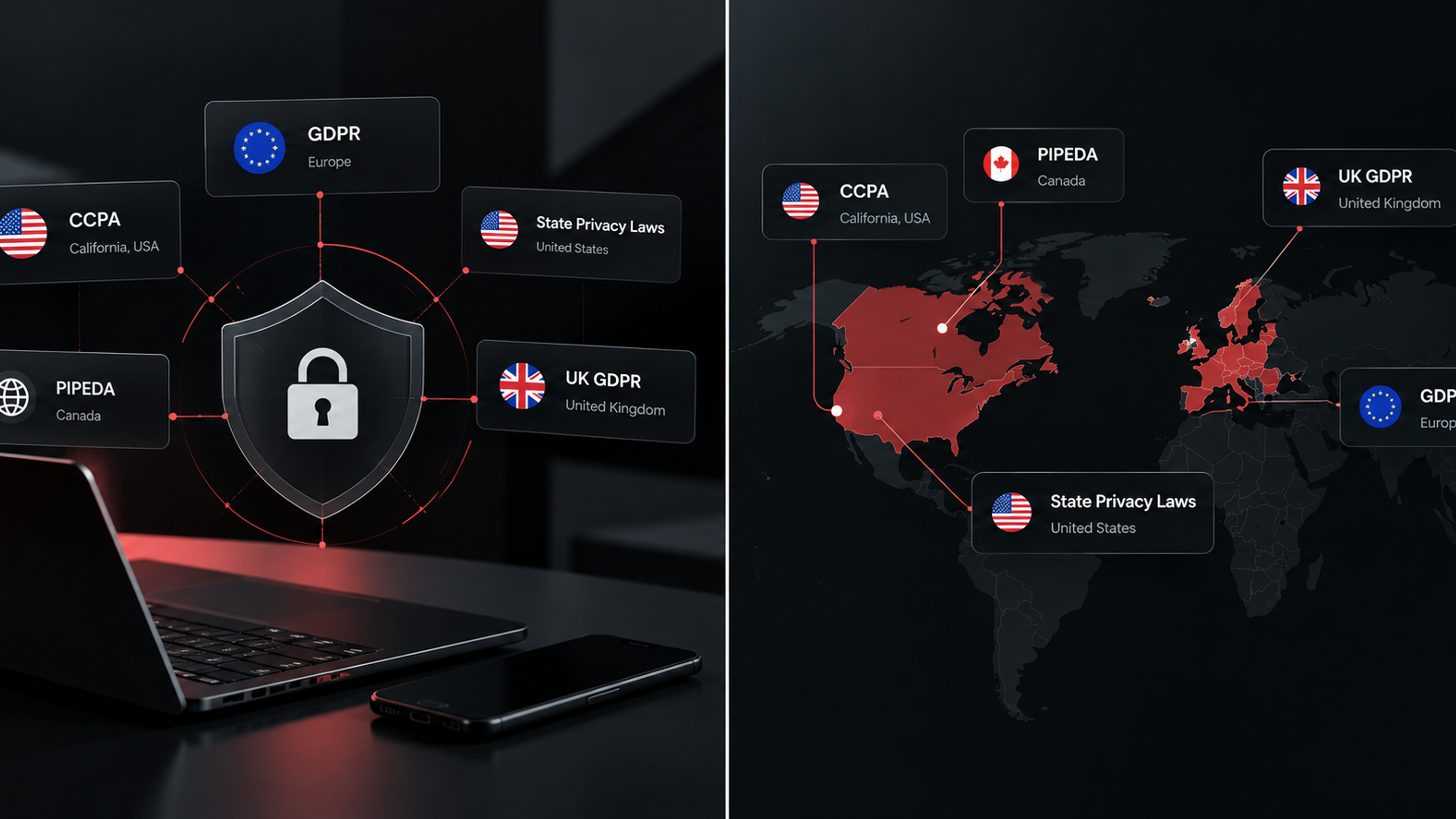 A practical overview of major data privacy regulations business apps may need to address, including GDPR, California privacy laws, U.S. state laws, and other regional requirements.