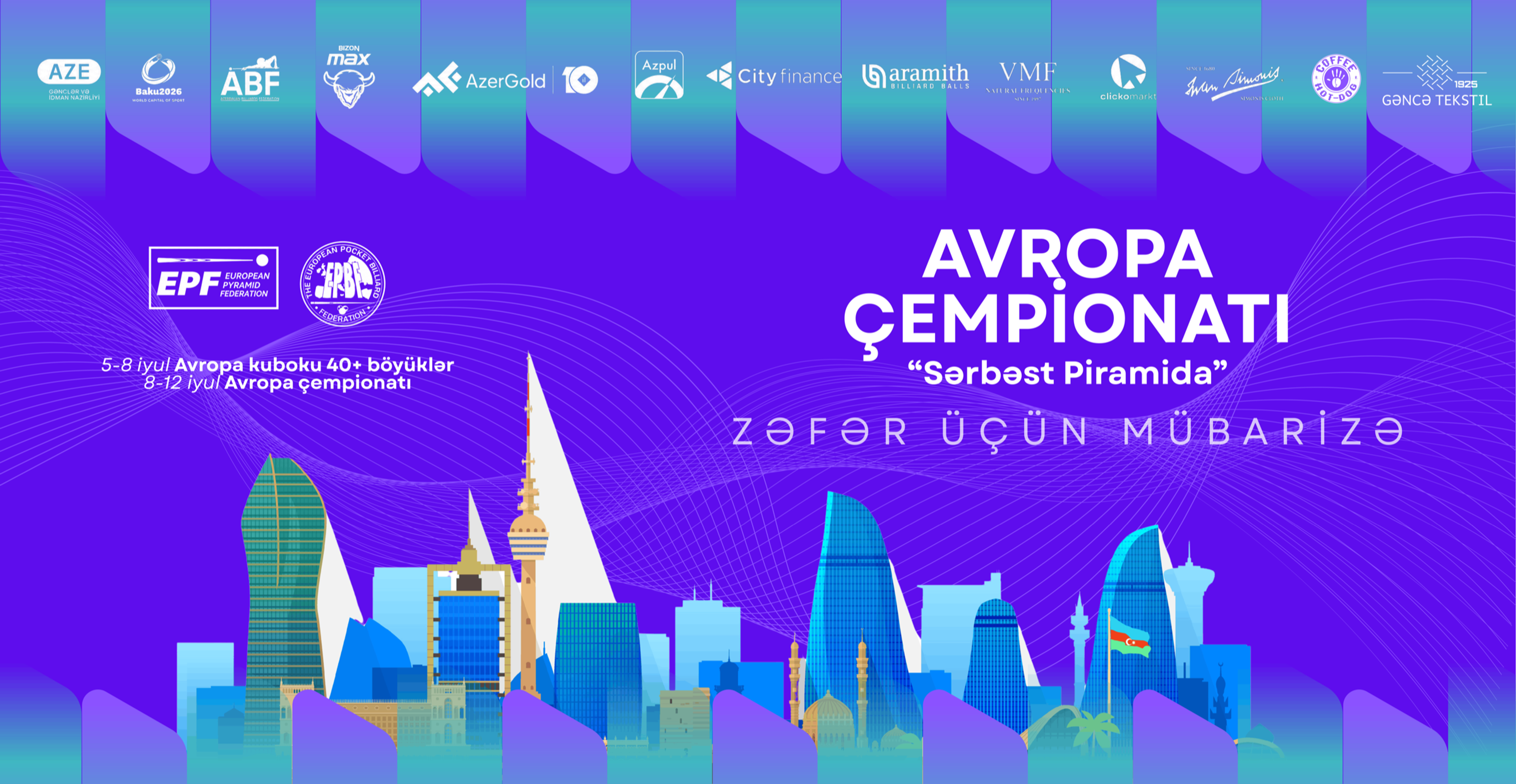 Avropa Çempionatı Bakı 2026 — Sərbəst Piramida