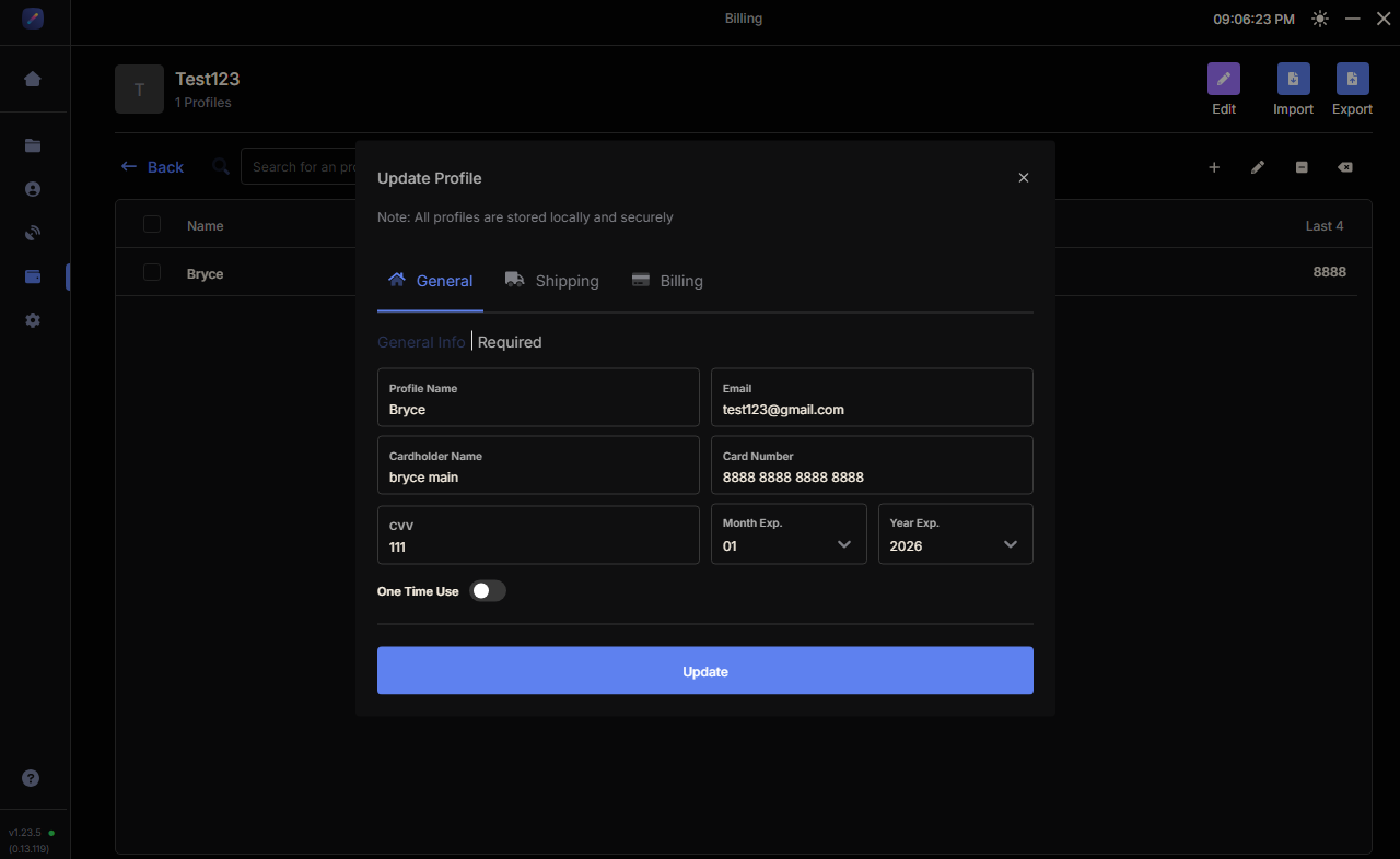 Refract Bot Profile Creation