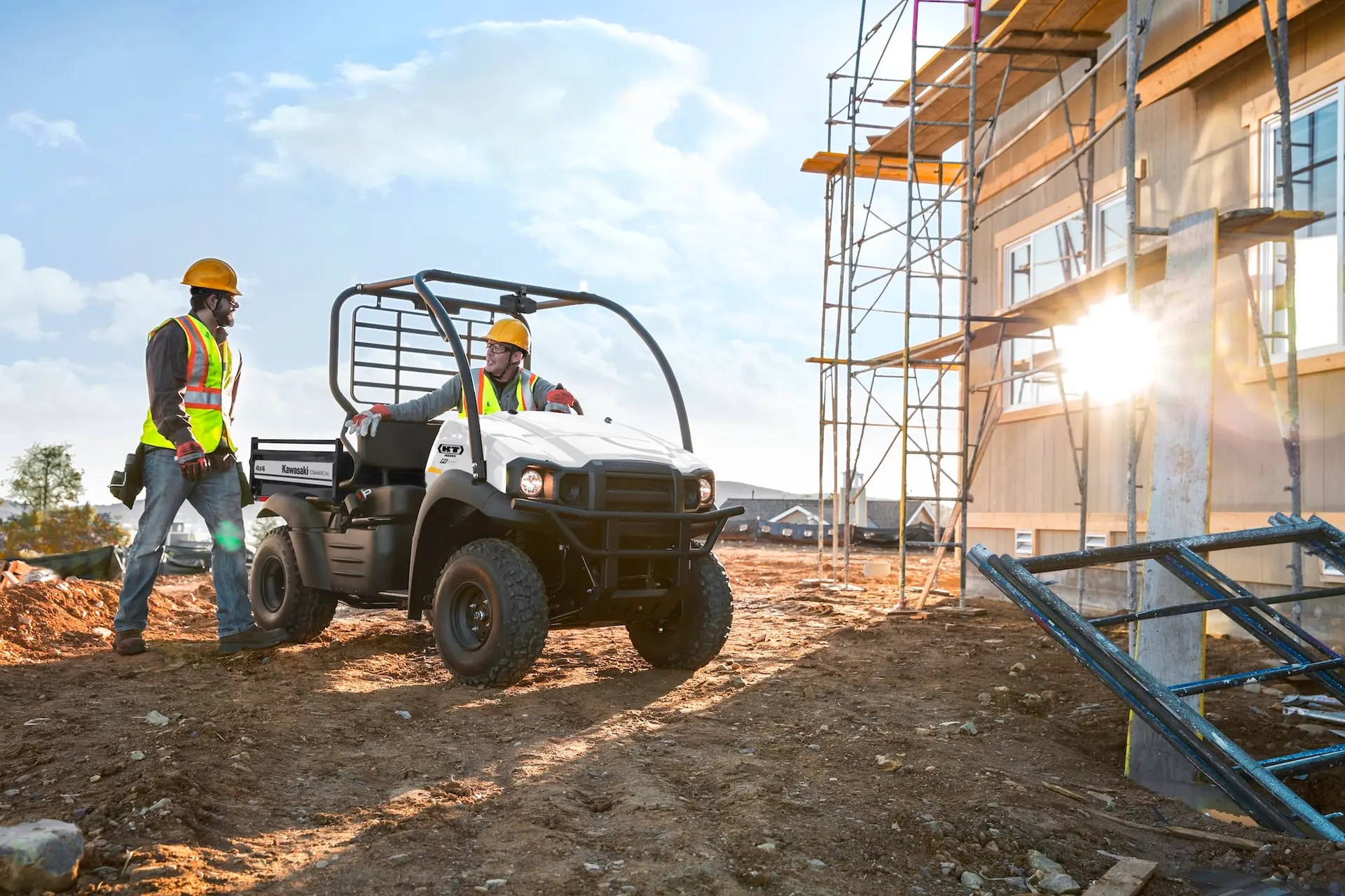 KT400 on the jobsite