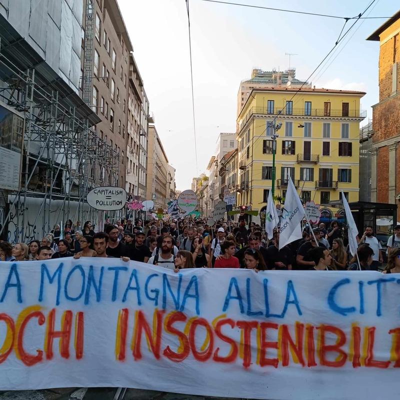 Corteo durante il WCCJ