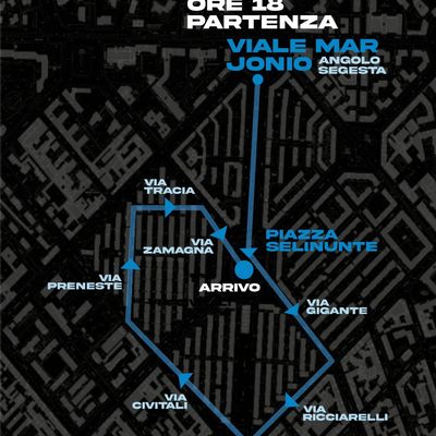 Fiaccolata anti-olimpica