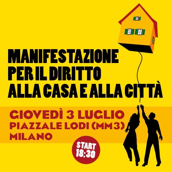 volantino corteo