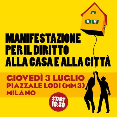 volantino corteo