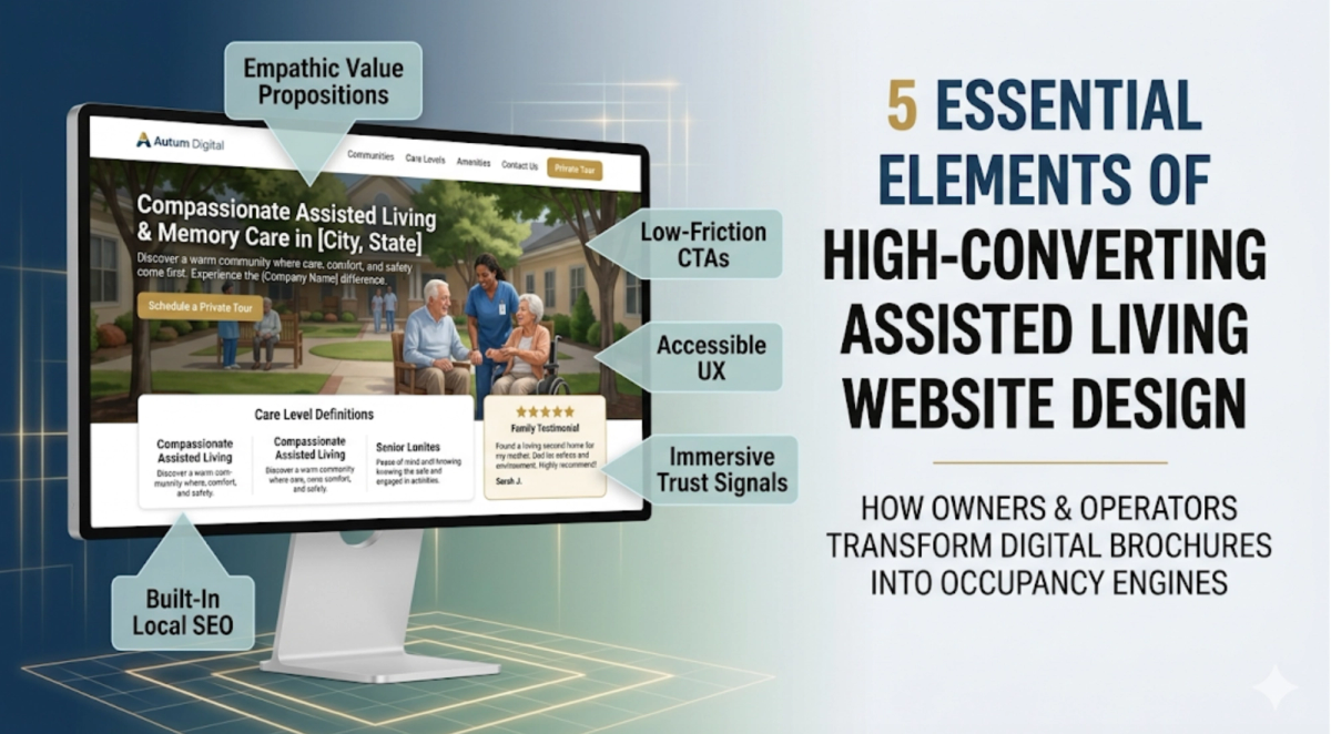 5 Essential Elements of High-Converting Assisted Living Website Design