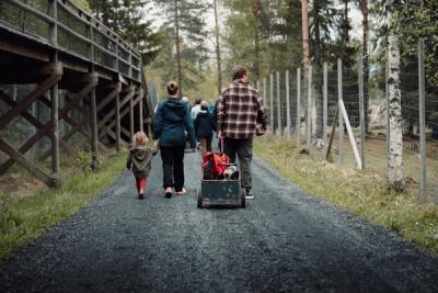 Park Nordica - Familie i parken. Fotograf: Christian Trustrup