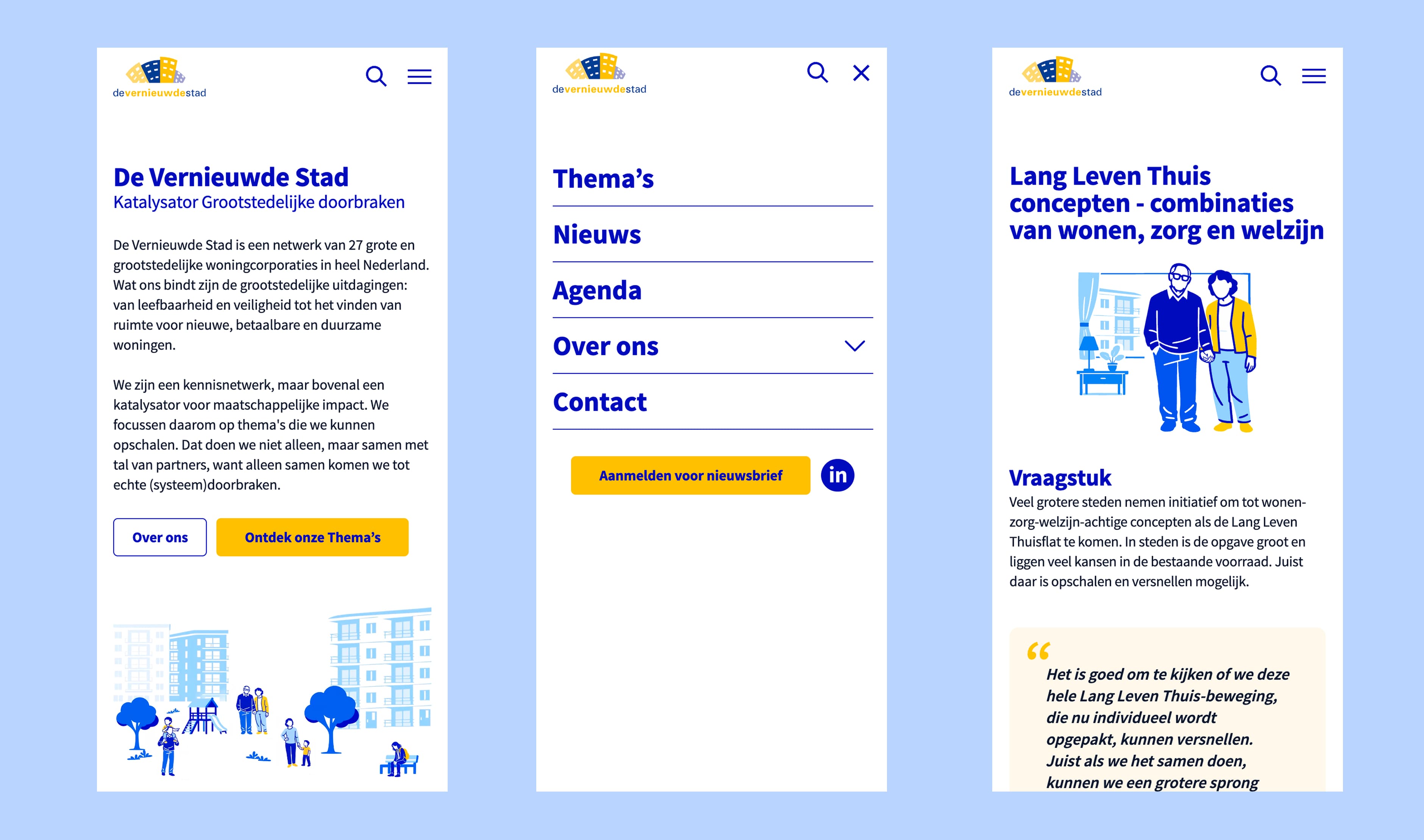 De Vernieuwde Stad - Mobile Flow