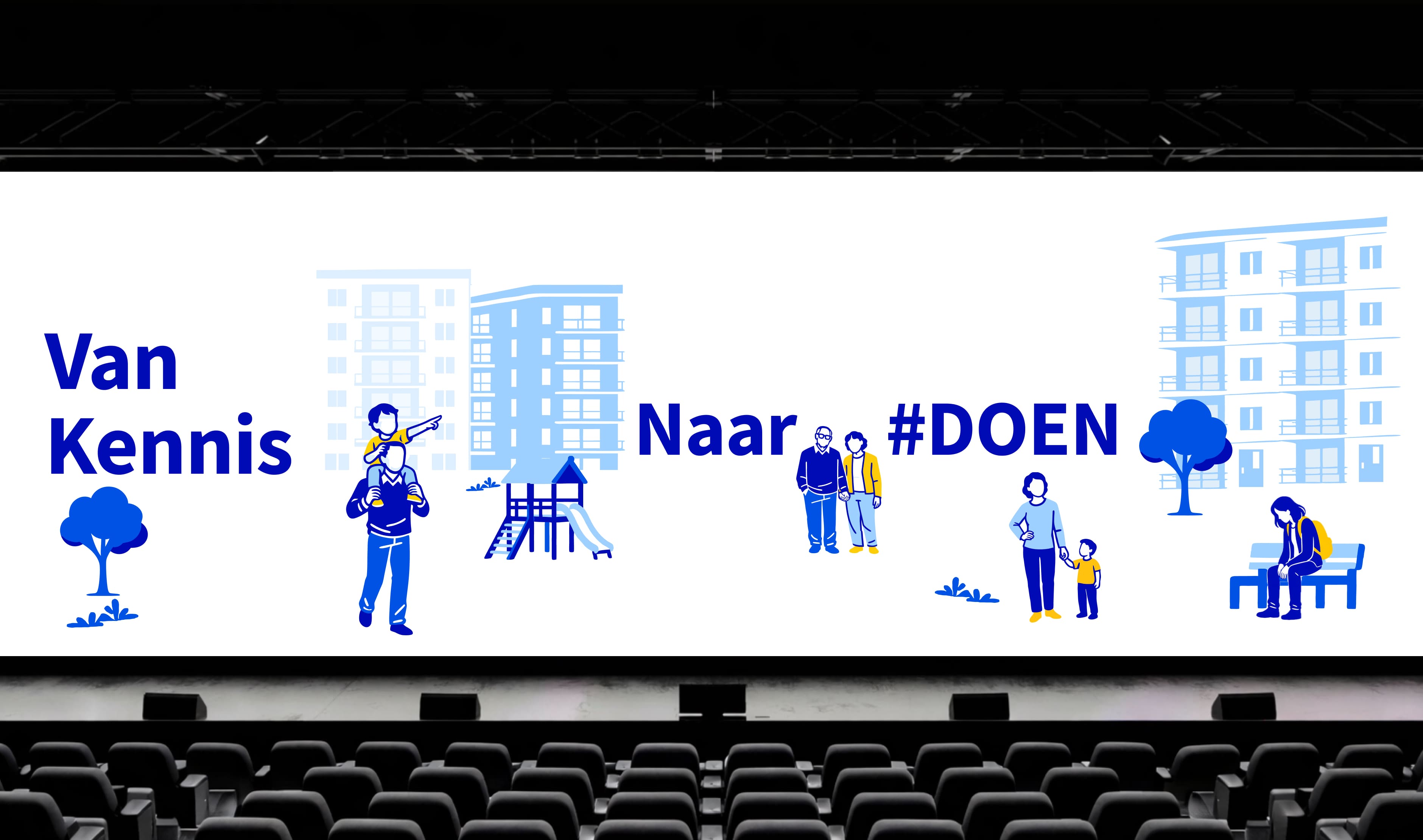 De Vernieuwde Stad - Event presentatie animatie banner