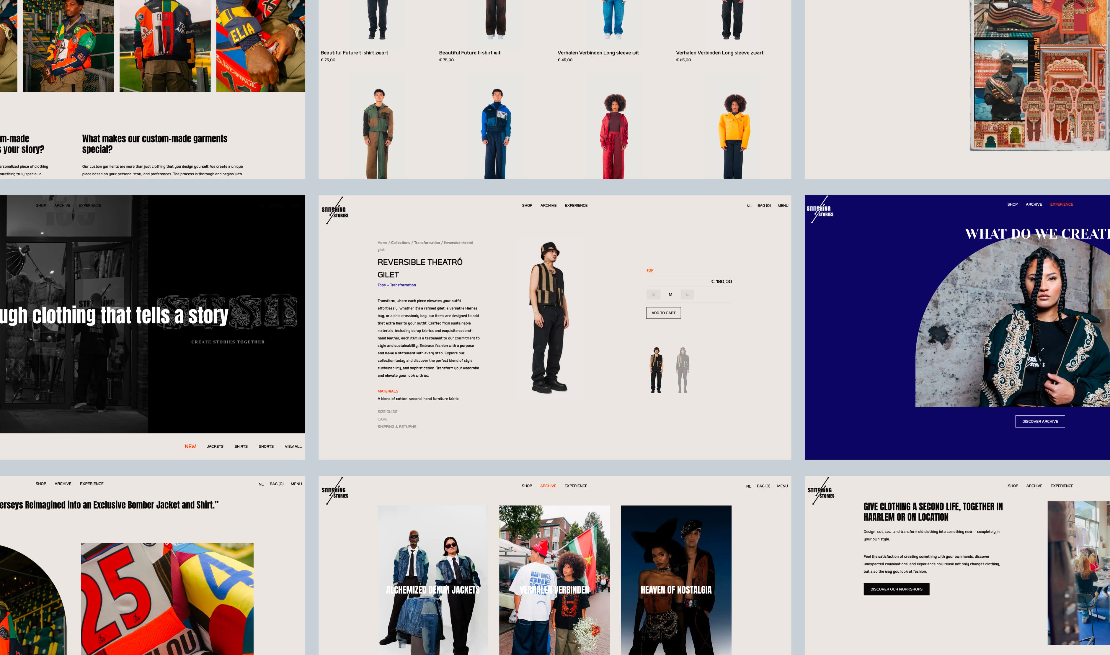 Stitching Stories - Nine Screens