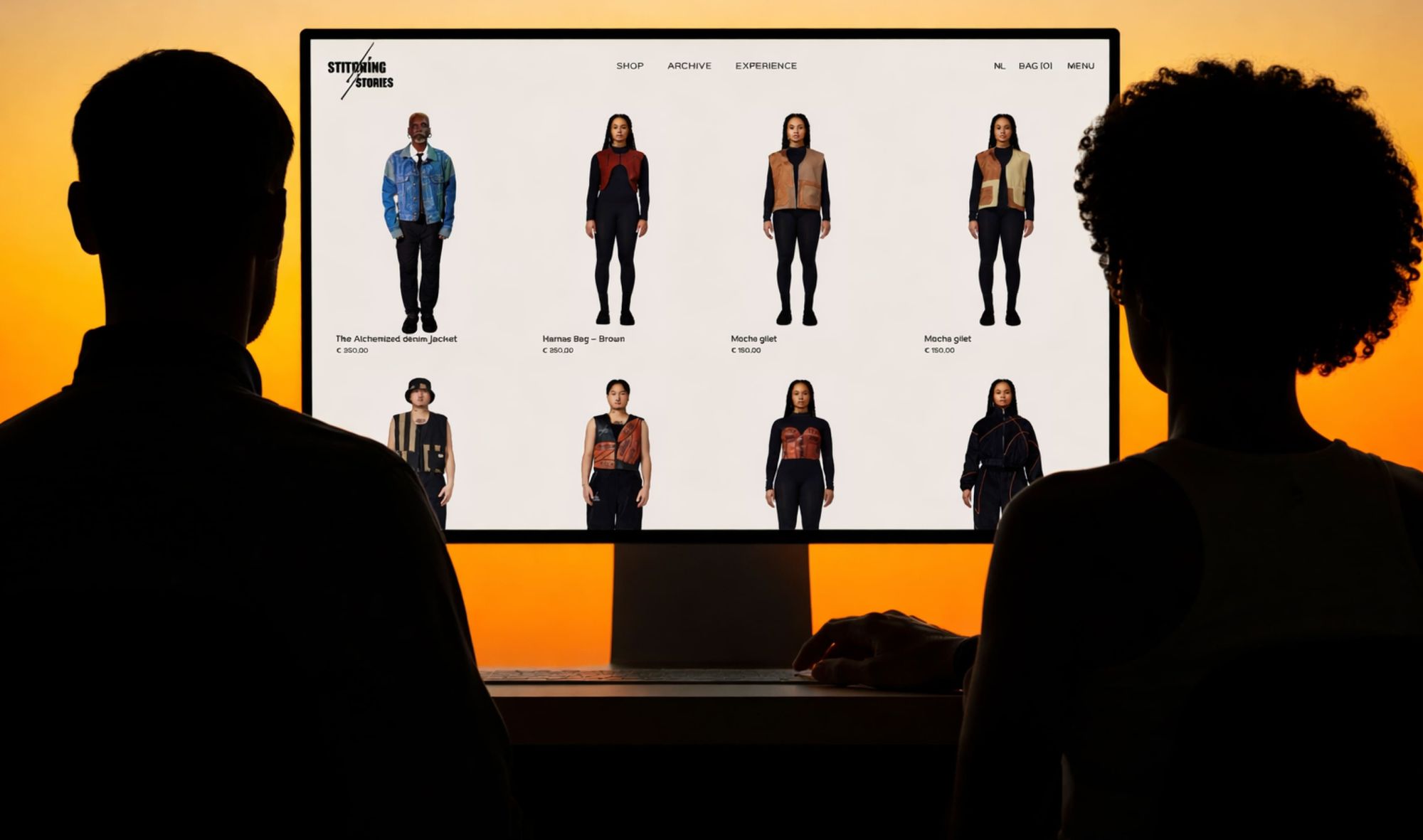 Stitching Stories webshop case waarin Reinspire e-commerce storytelling, UX en contentstrategie toepast.