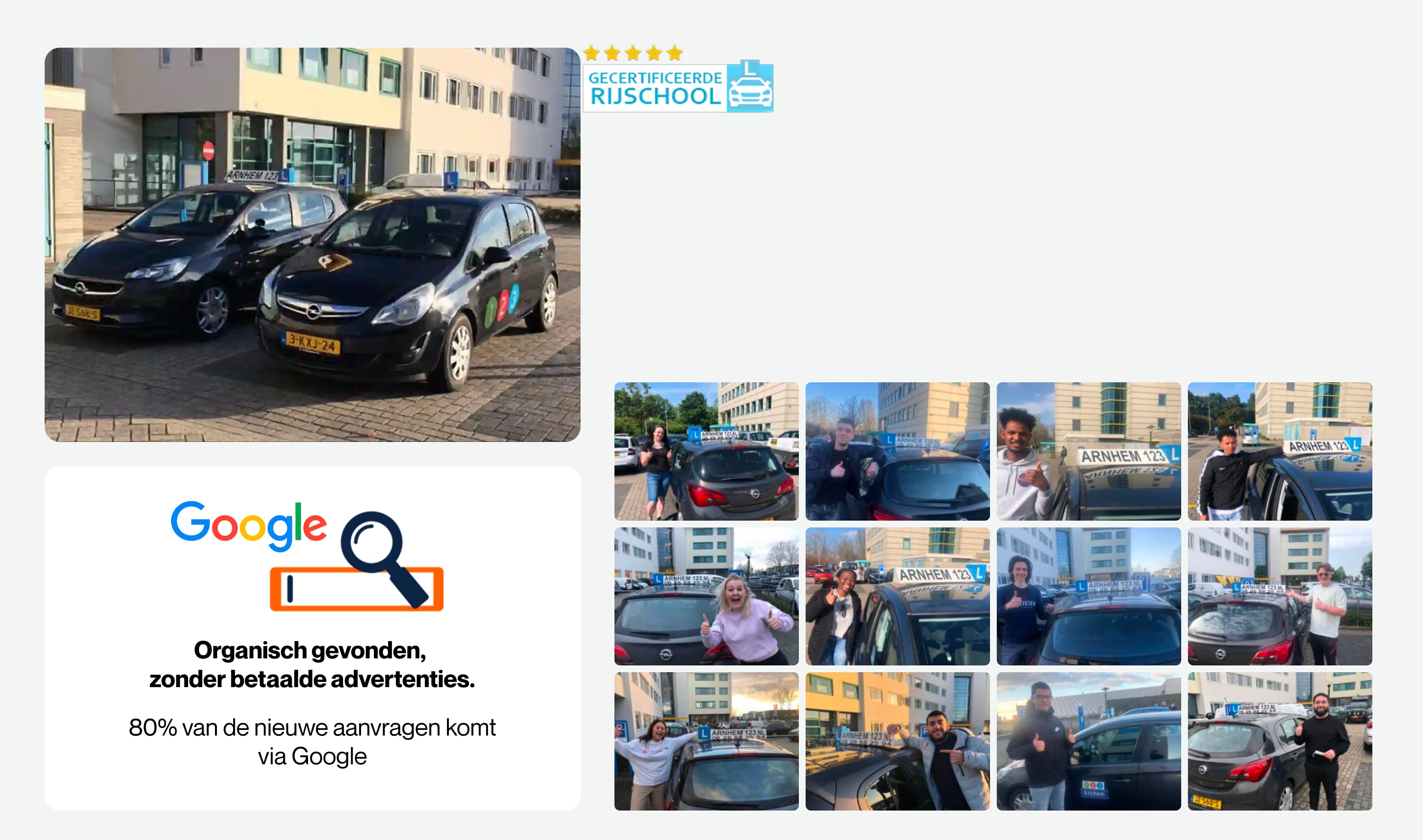 Rijschool Arnhem 123 - Google resultaten