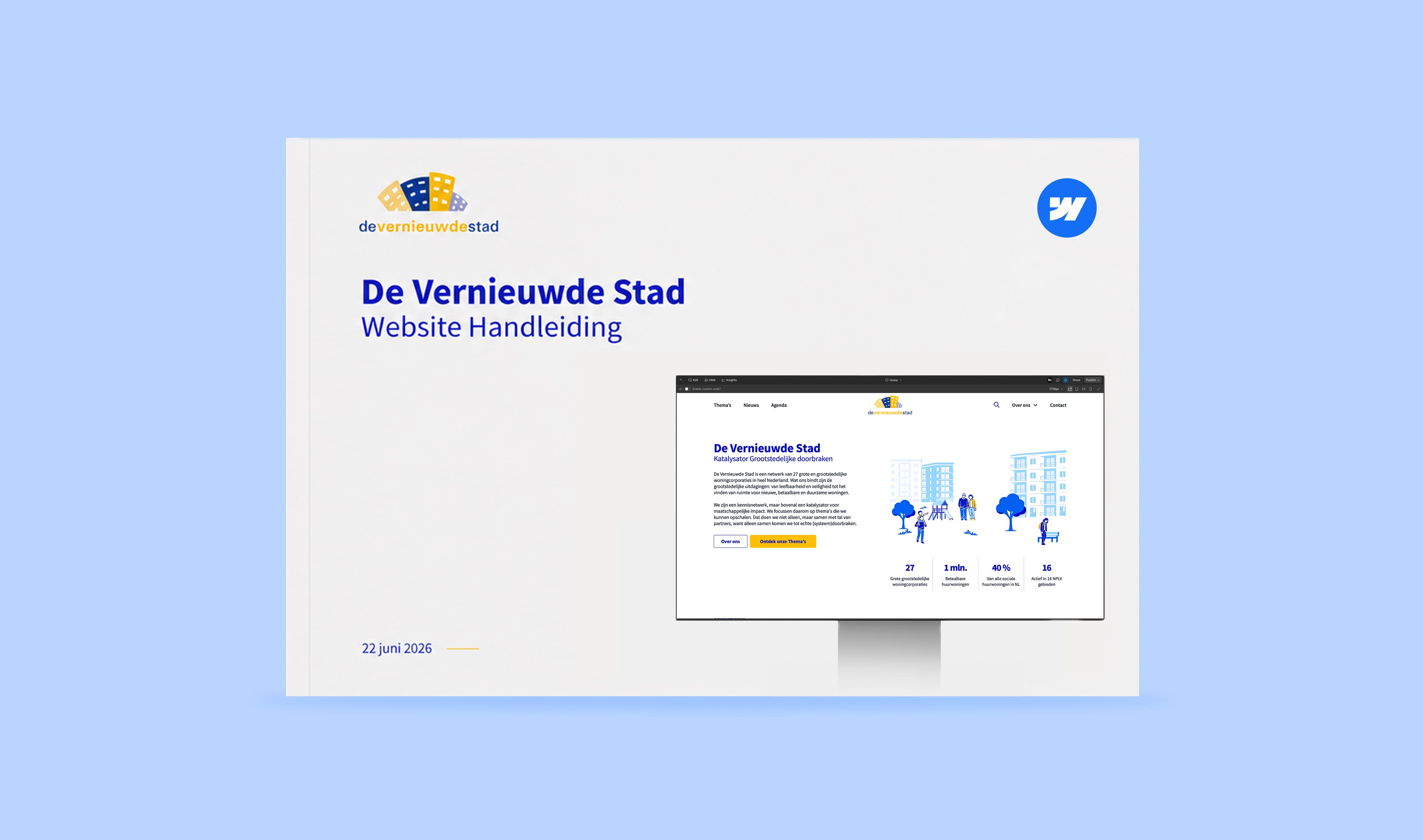 De Vernieuwde Stad - Website Handleiding Webflow