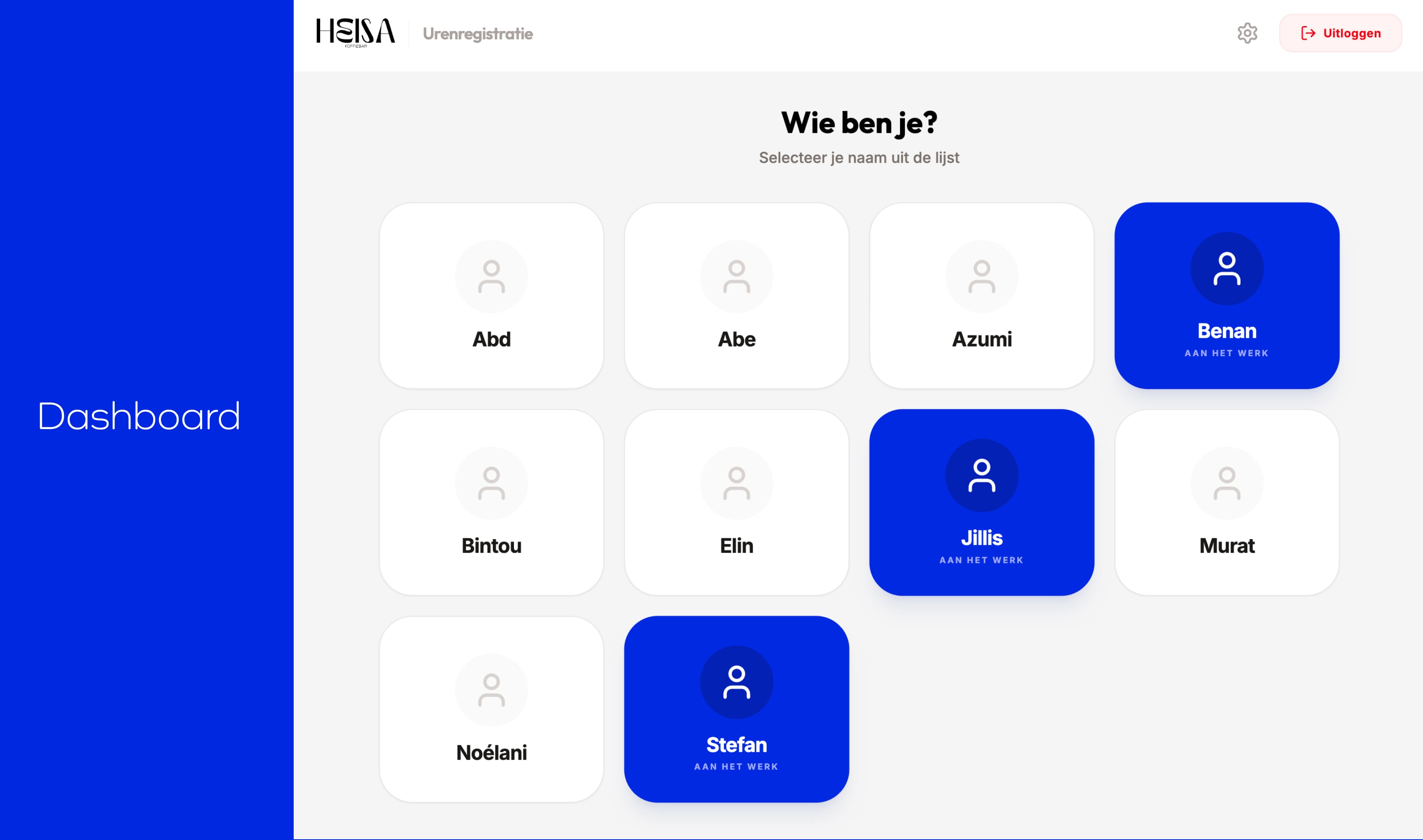Heisa - Dashboard