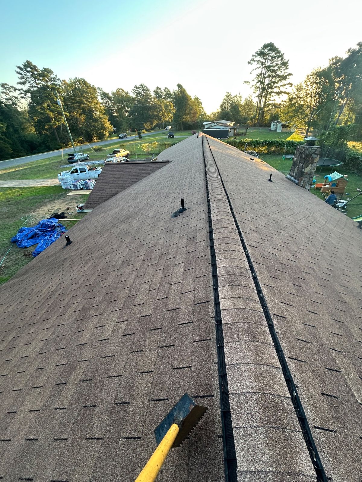 Before photo of a GAF Timberline HDZ shingle roof in Birchwood before work by Southeast Roofing in Meridian, MS.