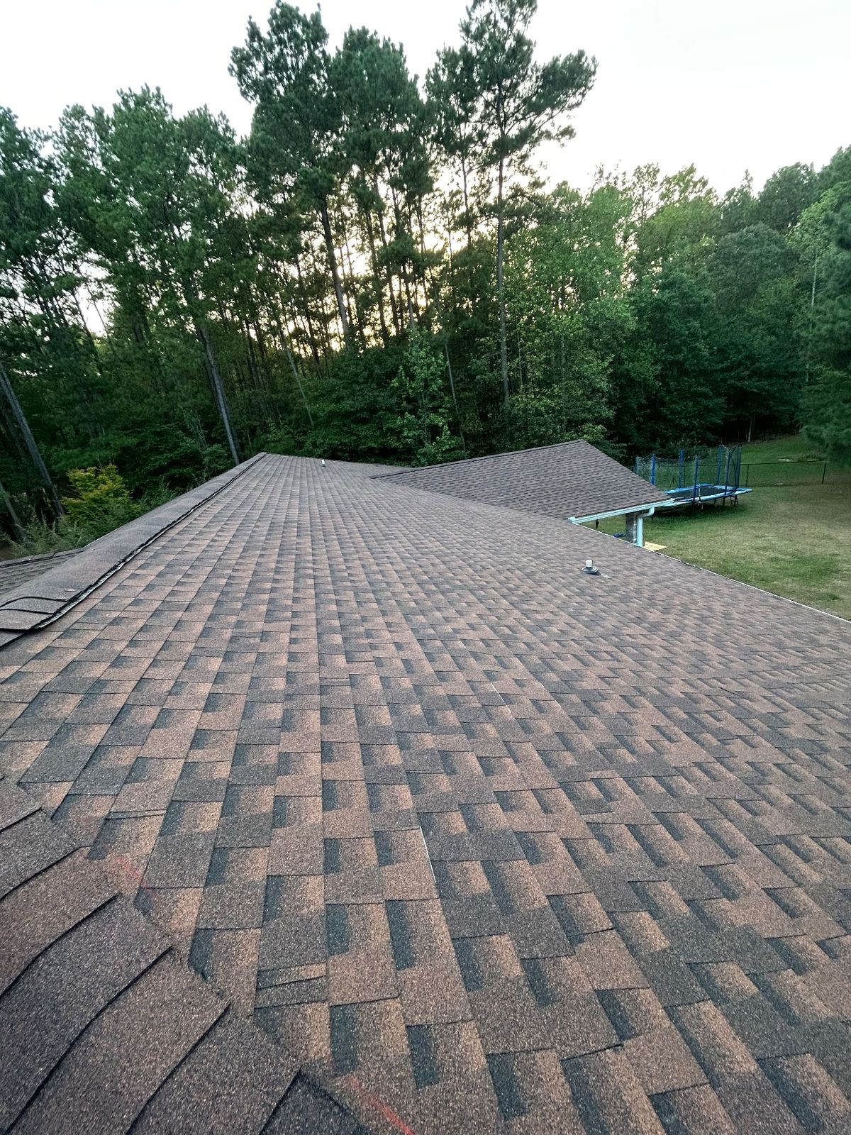 After photo of a GAF Timberline HDZ shingle roof in Hickory completed by Southeast Roofing in Purvis, MS.