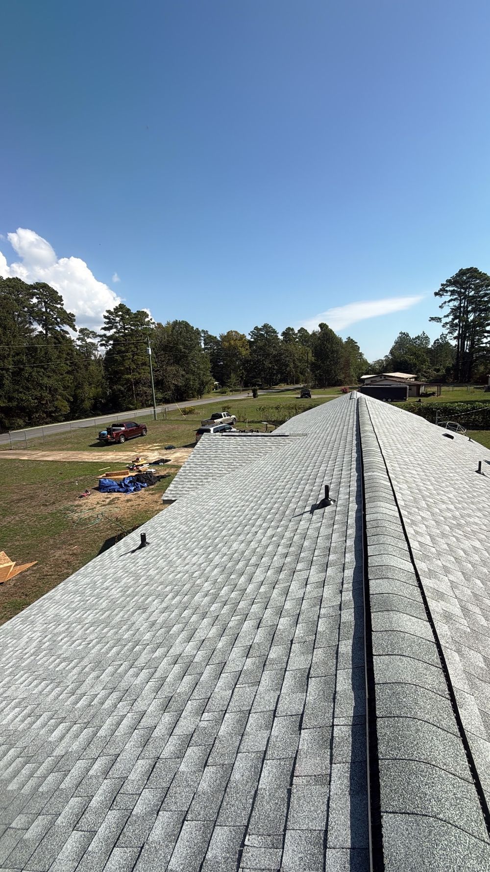 After photo of a GAF Timberline HDZ shingle roof in Birchwood completed by Southeast Roofing in Meridian, MS.