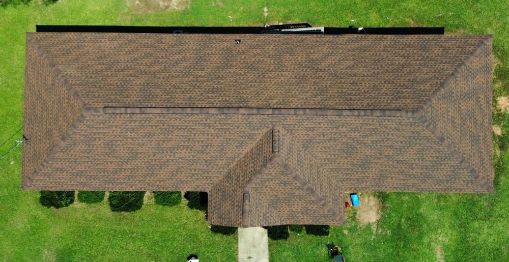 After photo of a GAF Timberline HDZ shingle roof in Hickory completed by Southeast Roofing in Bassfield, MS.