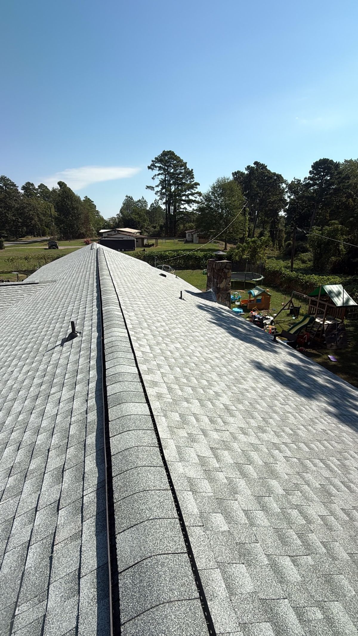 After photo of a GAF Timberline HDZ shingle roof in Birchwood completed by Southeast Roofing in Meridian, MS.