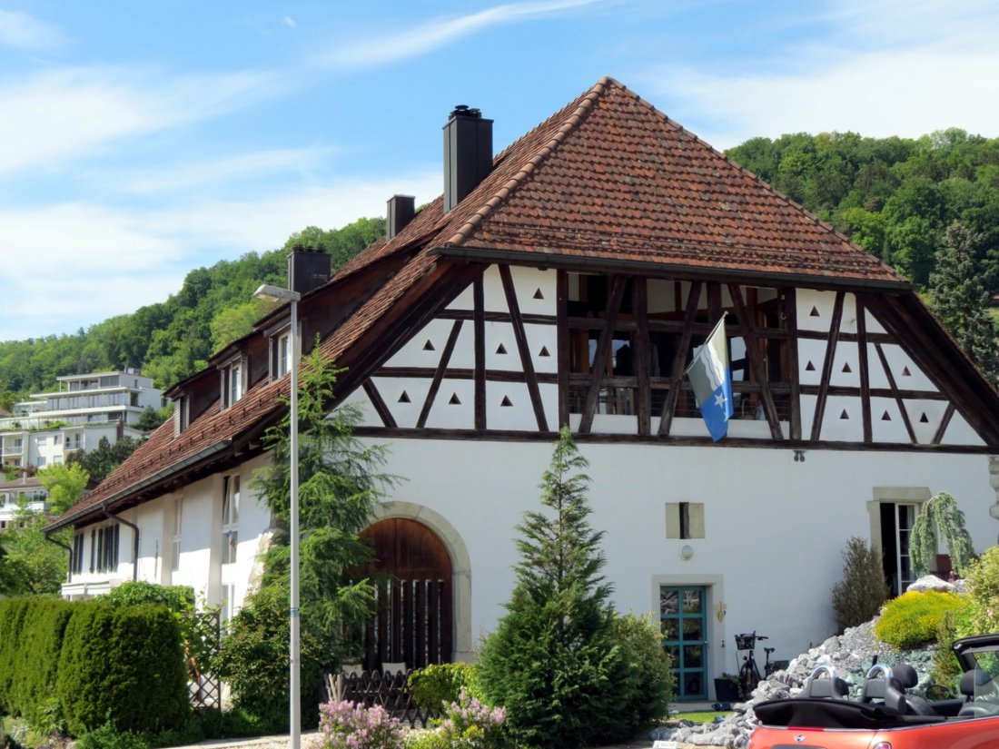 Fachwerkgiebel der Oberen Trotte, Wettingen