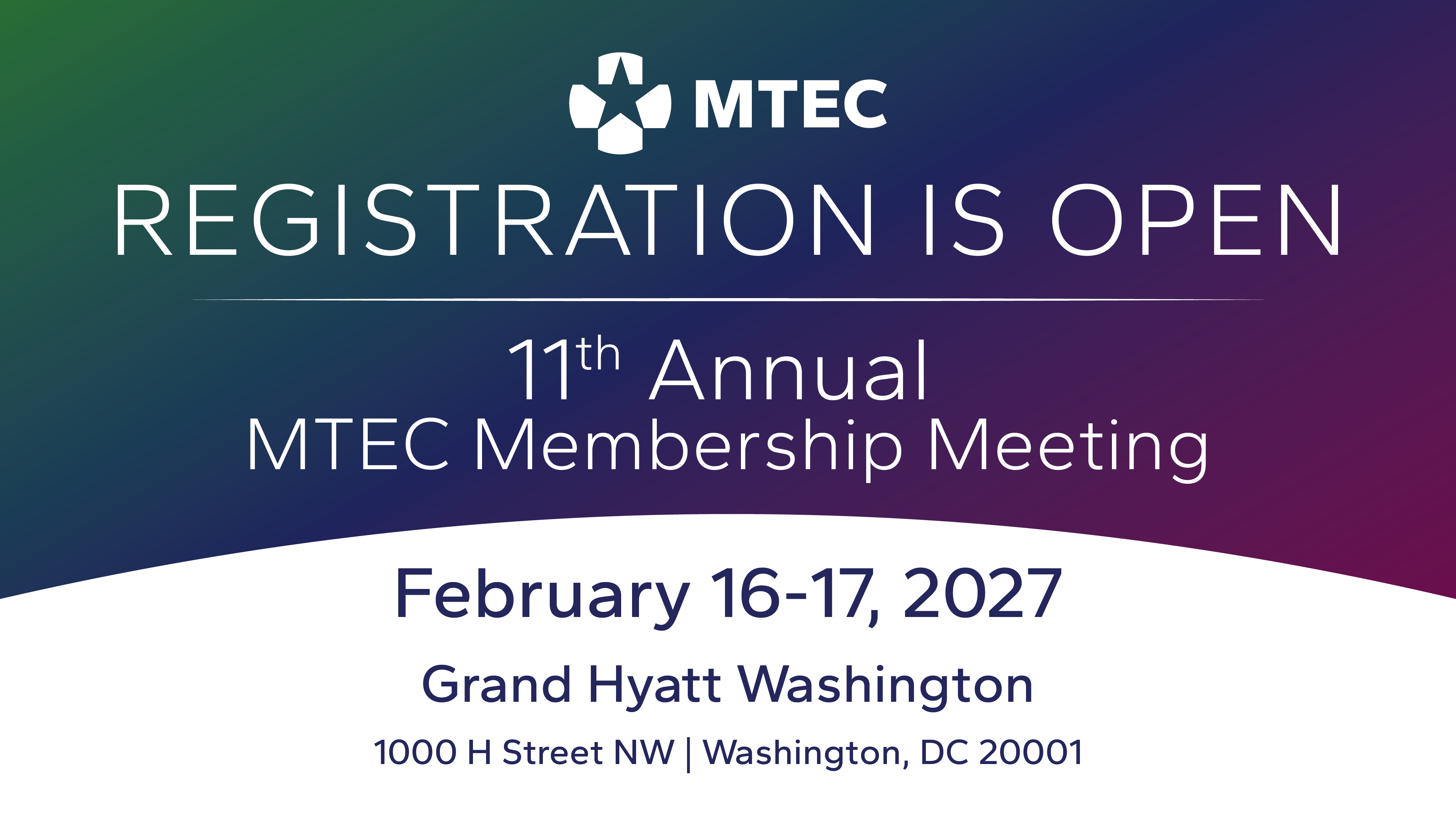11th Annual MTEC Membership Meeting