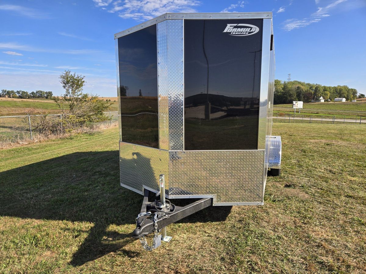 Formula 7K 16 FT Traverse Flat Top V-Nose Cargo Trailer